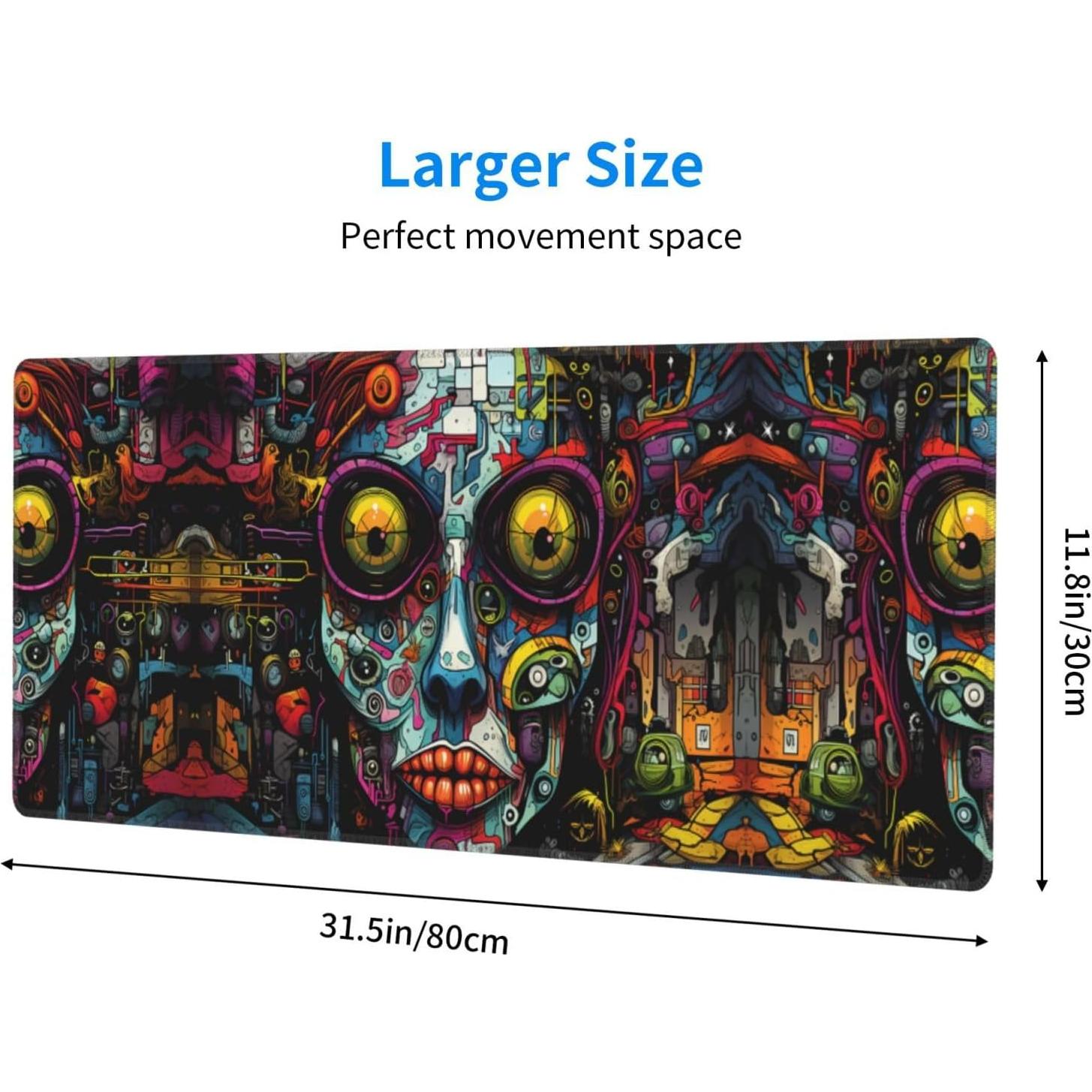 Alfombrilla de teclado y ratón WZYCWB 30.48x80 cm antideslizante