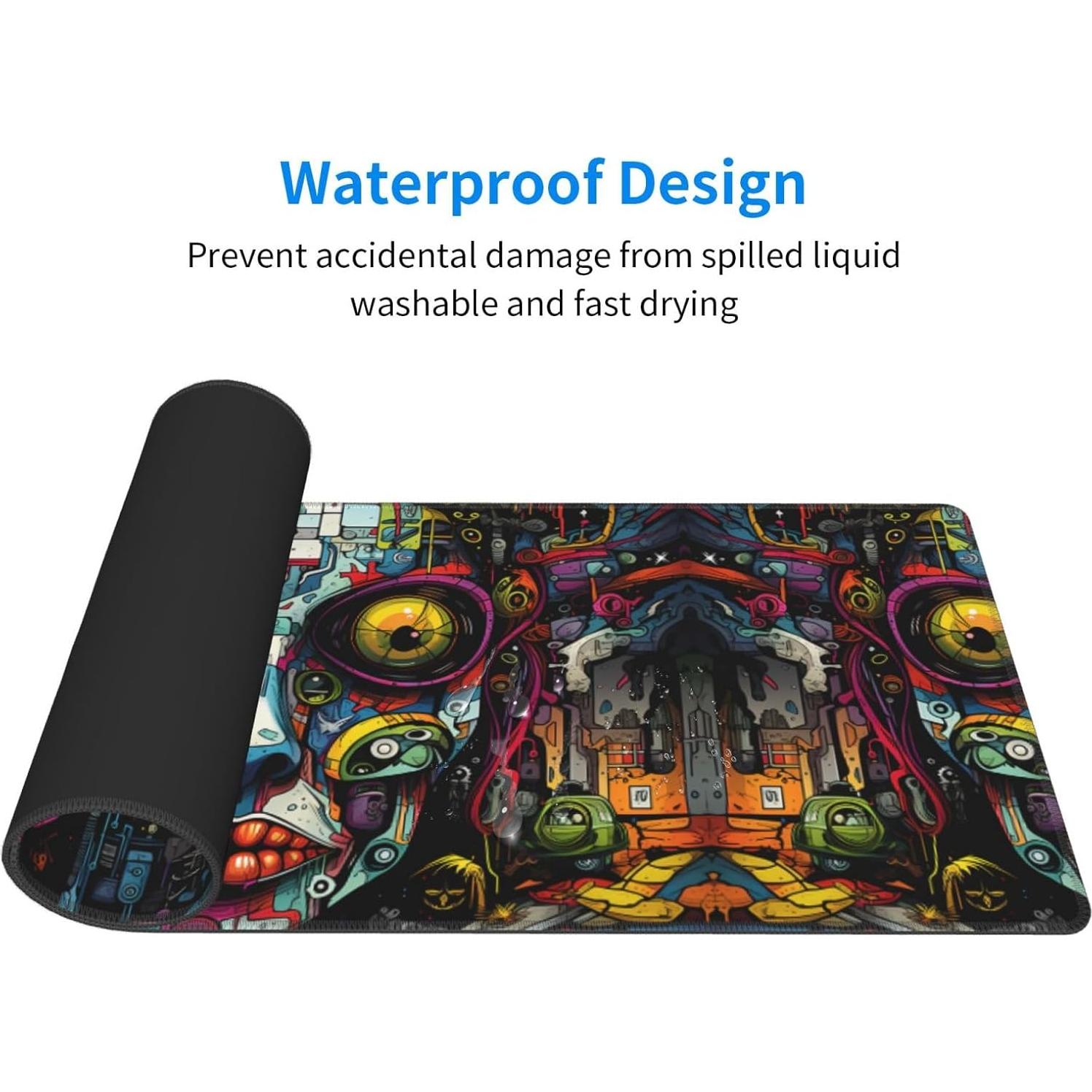 Alfombrilla de teclado y ratón WZYCWB 30.48x80 cm antideslizante