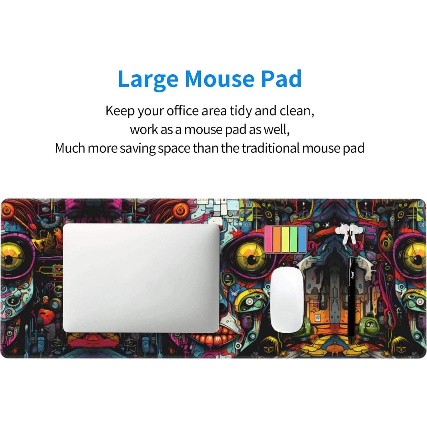 Alfombrilla de teclado y ratón WZYCWB 30.48x80 cm antideslizante