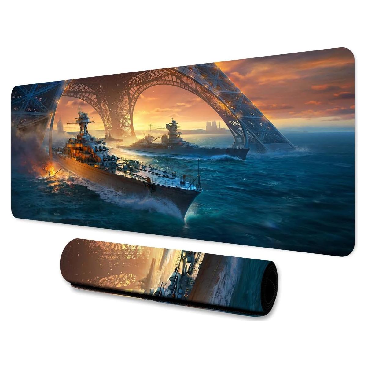 Alfombrilla de Ratón Grande LshyMn 80x30 cm Antideslizante