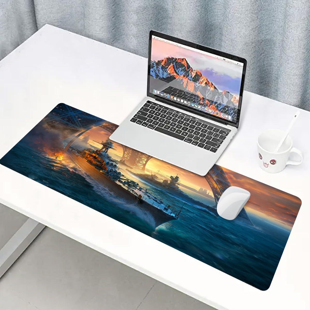 Alfombrilla de Ratón Grande LshyMn 80x30 cm Antideslizante