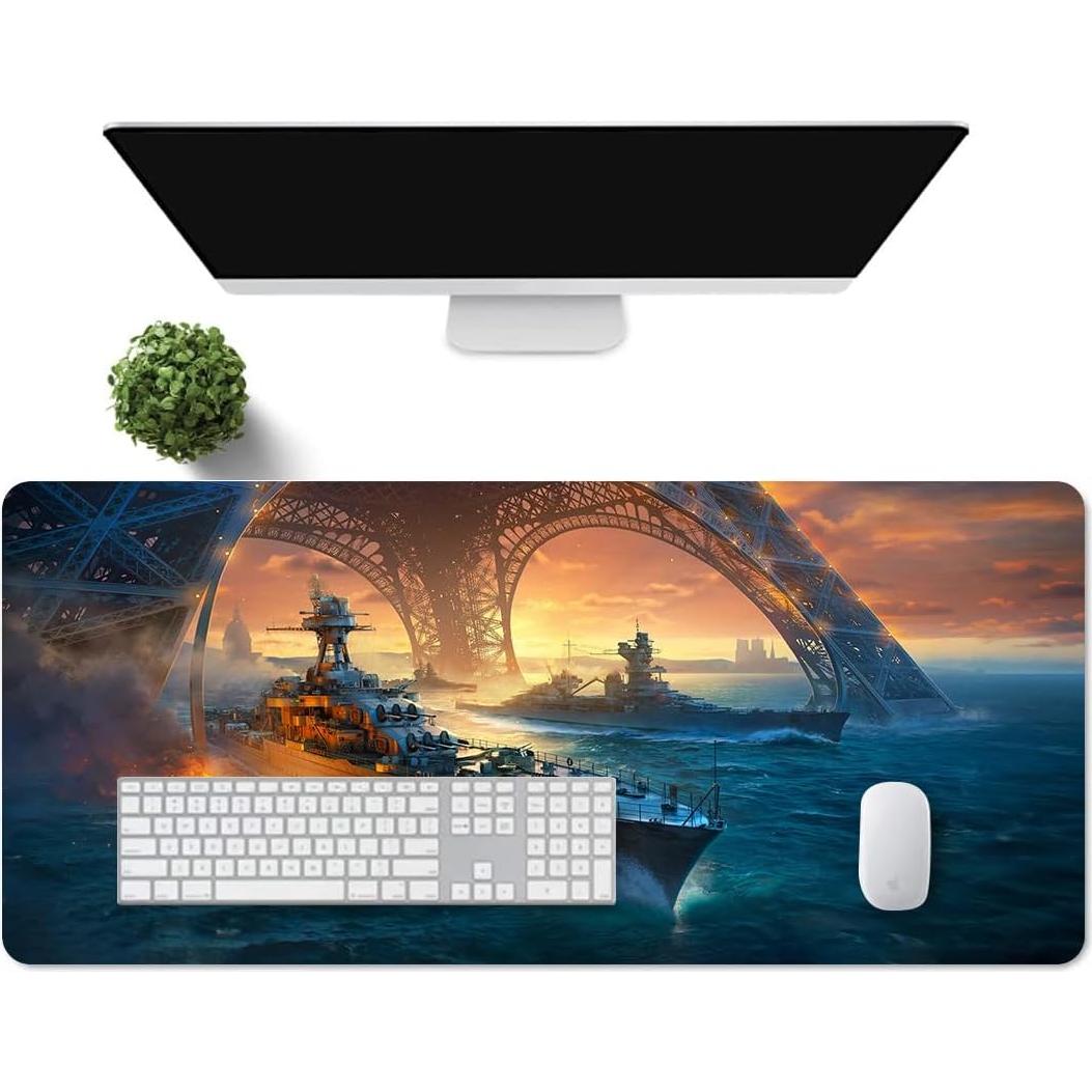 Alfombrilla de Ratón Grande LshyMn 80x30 cm Antideslizante