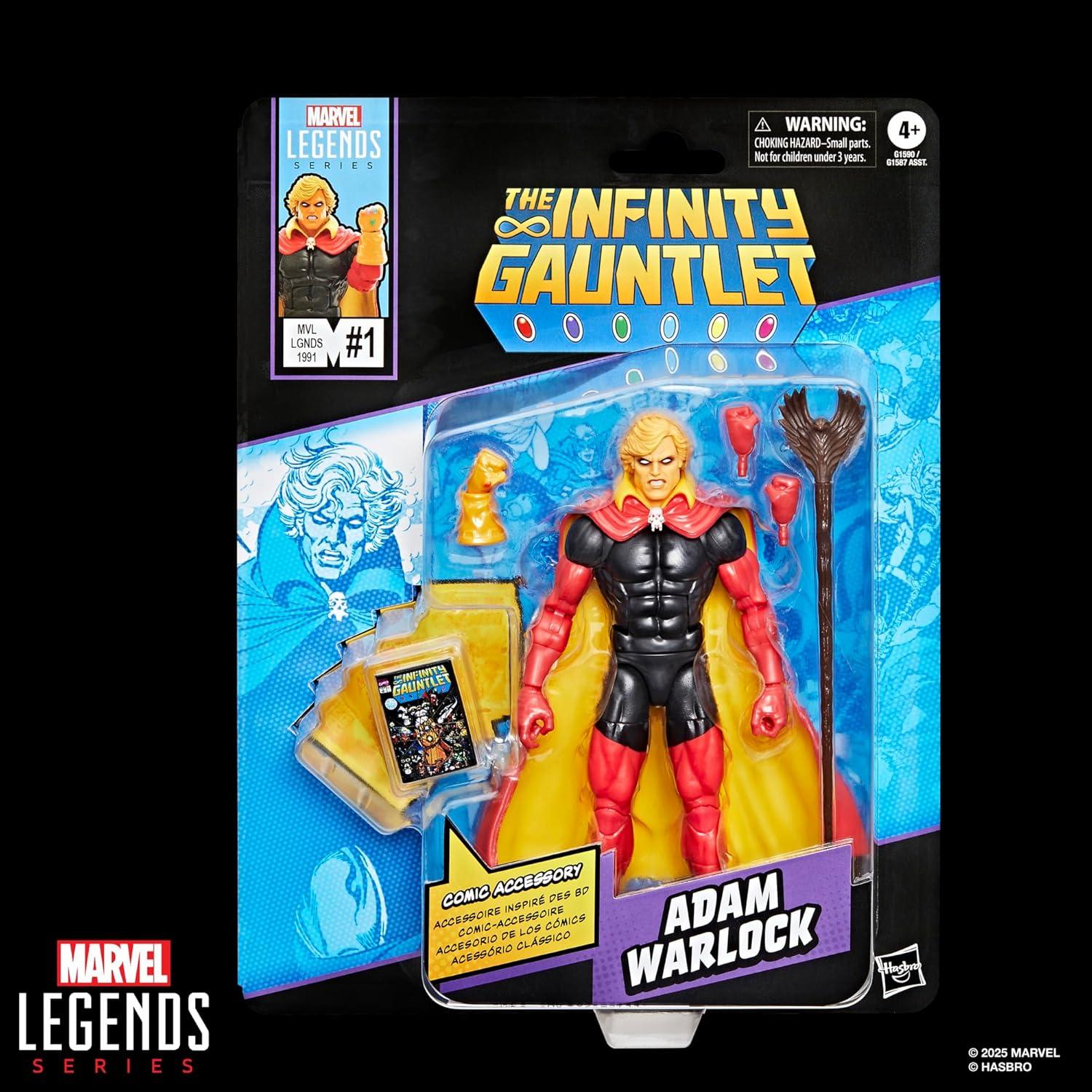 Figura de Acción Adam Warlock Marvel Legends 15 cm con Accesorios