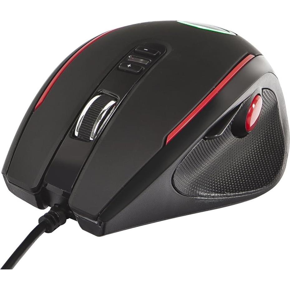 Ratón Óptico Láser para Juegos Monoprice 5 Botones 3400 dpi