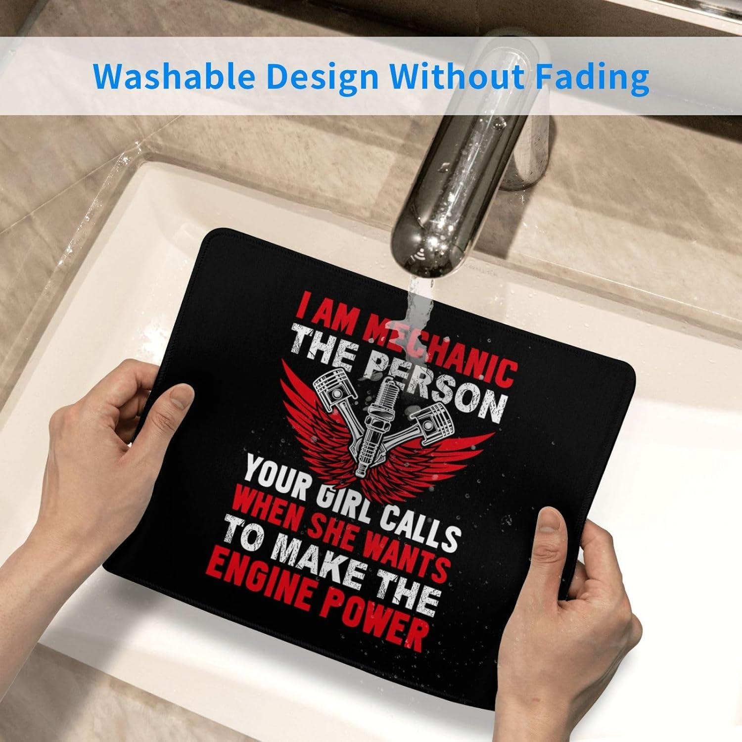 Alfombrilla para Mouse QIZYOQA 25.4x30.48 cm Antideslizante