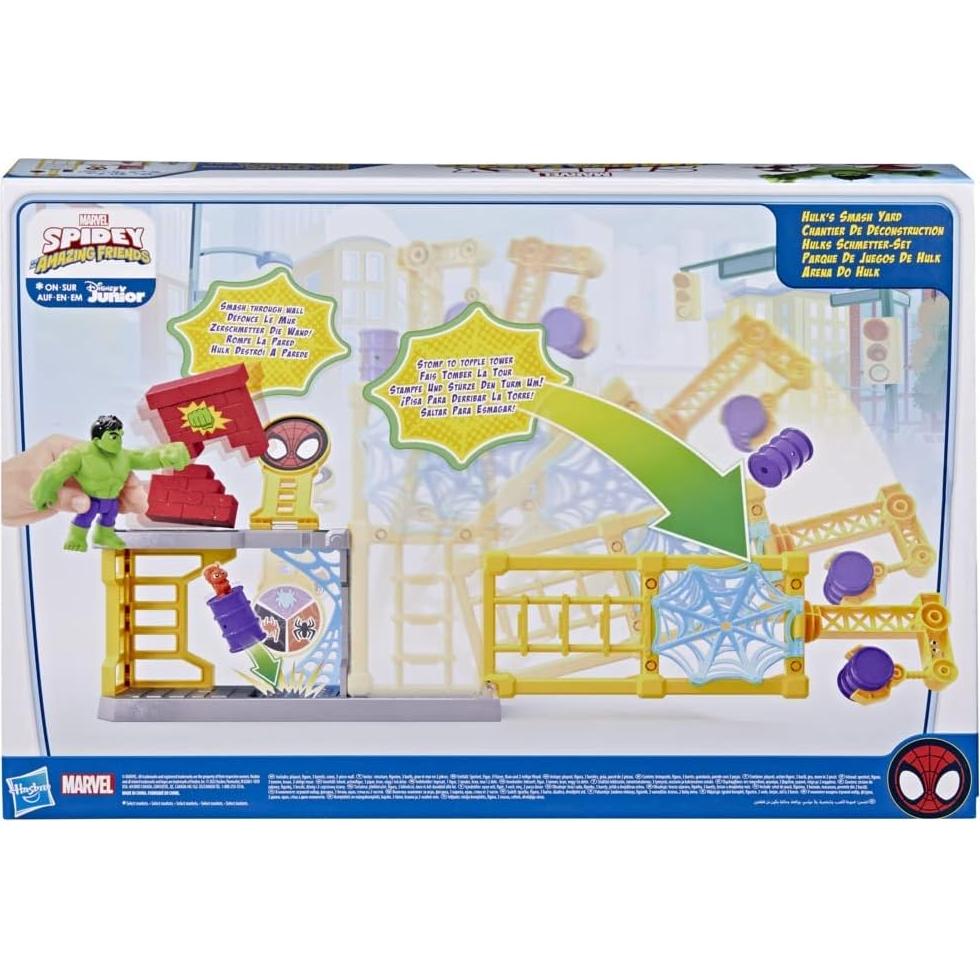 Set de Juego Hulk Smash Yard Hasbro para Niños 3+
