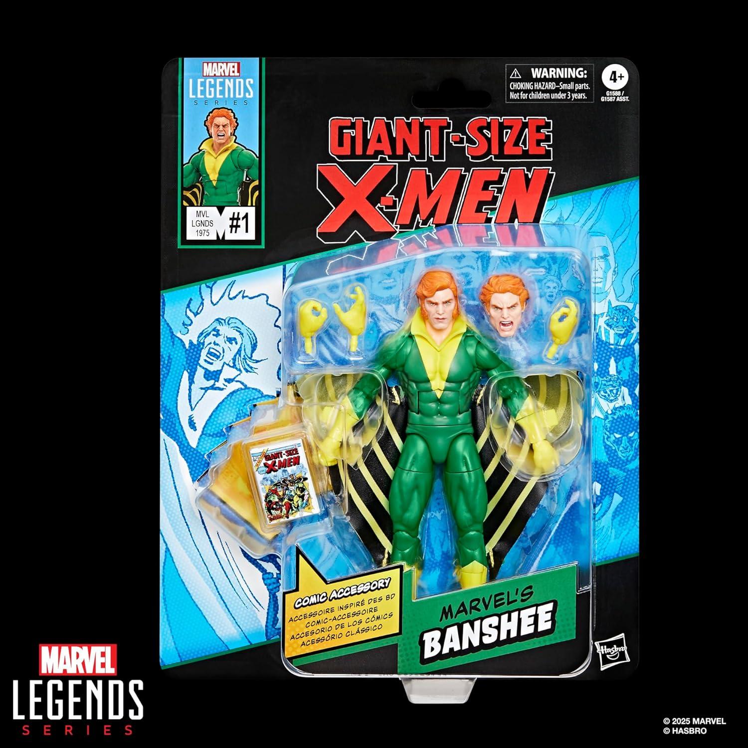 Figura de acción Banshee Marvel Legends 15 cm con accesorios