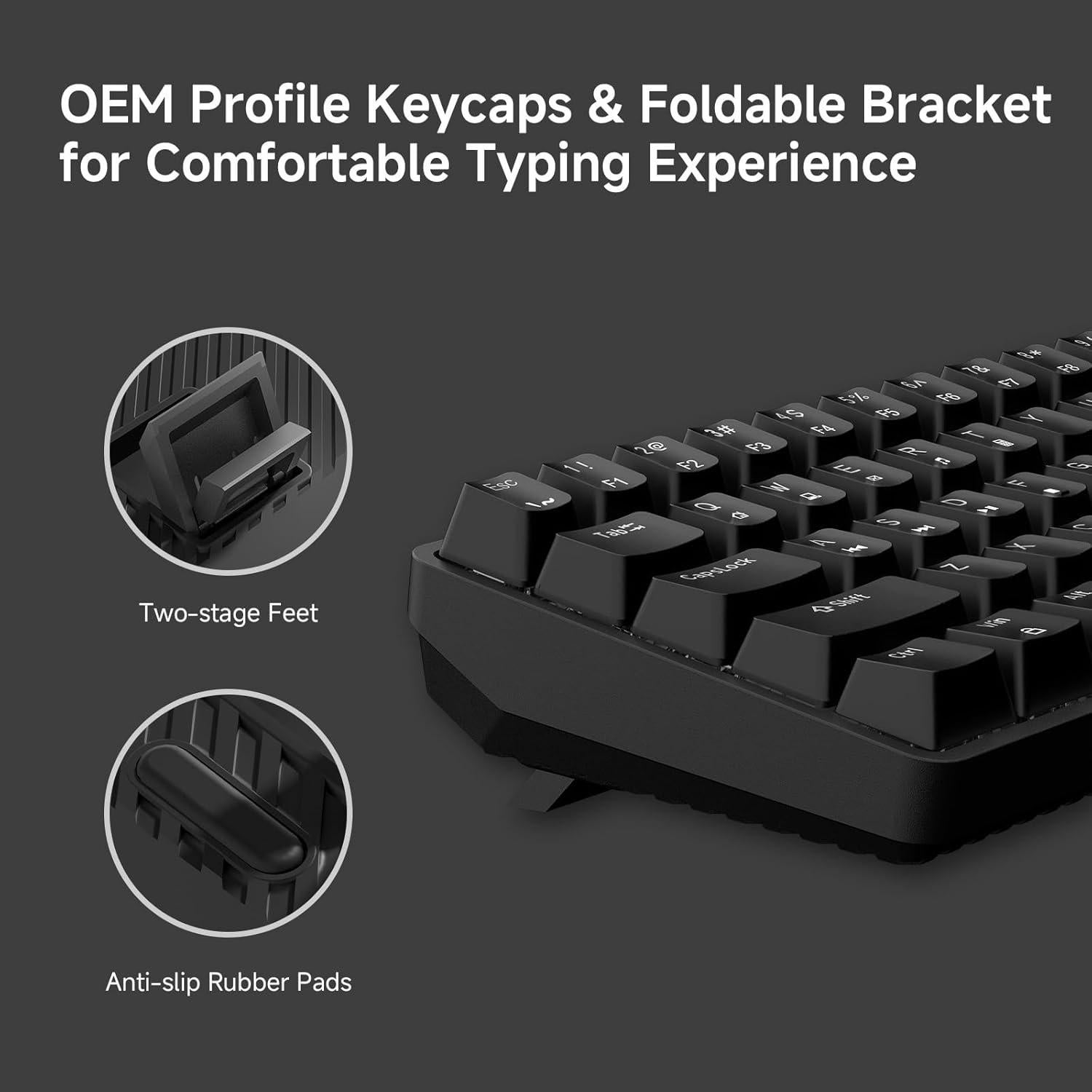 Combo Ratón Gaming TMKB Falcon M1SE y Teclado Mecánico T61SE