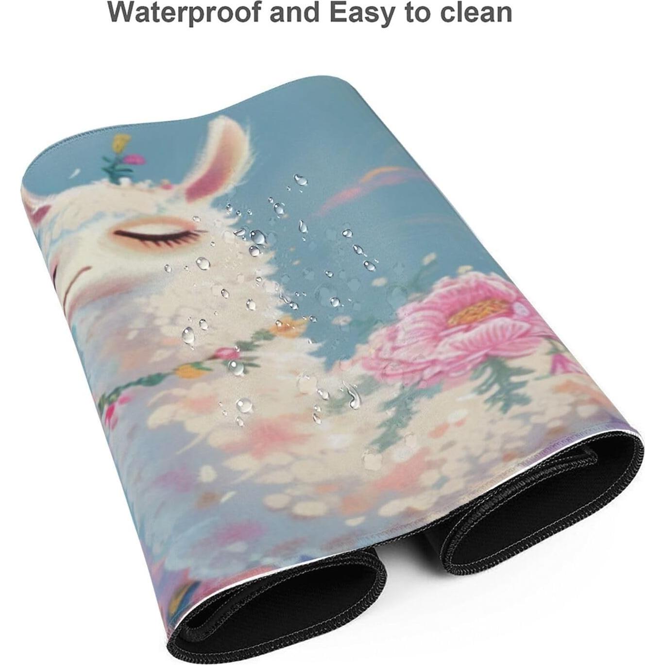 Alfombrilla de Ratón Famame 80x30 cm Antideslizante Bordes Cosidos