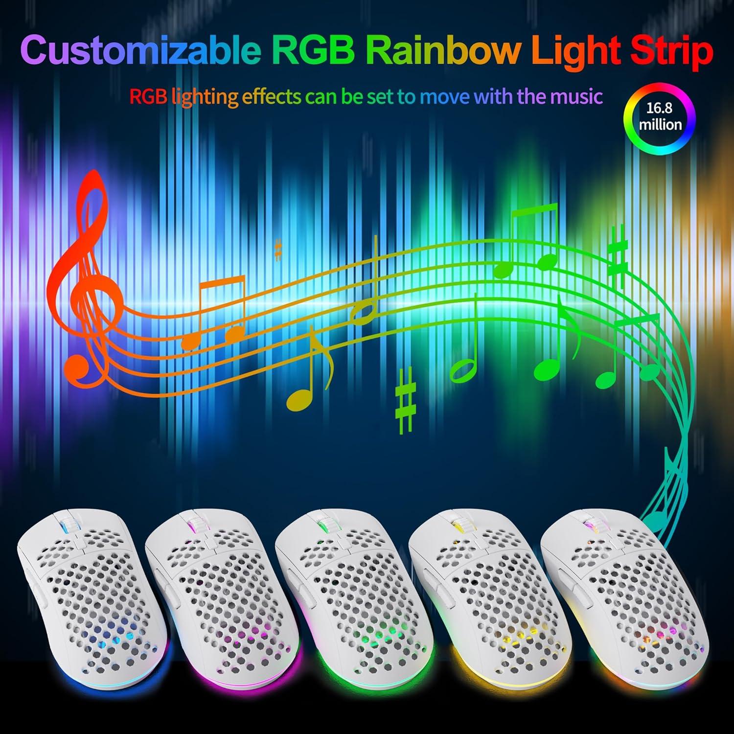 Kit Gaming TMKB M1SE: Ratón Ultraligero y Teclado Mecánico 60%