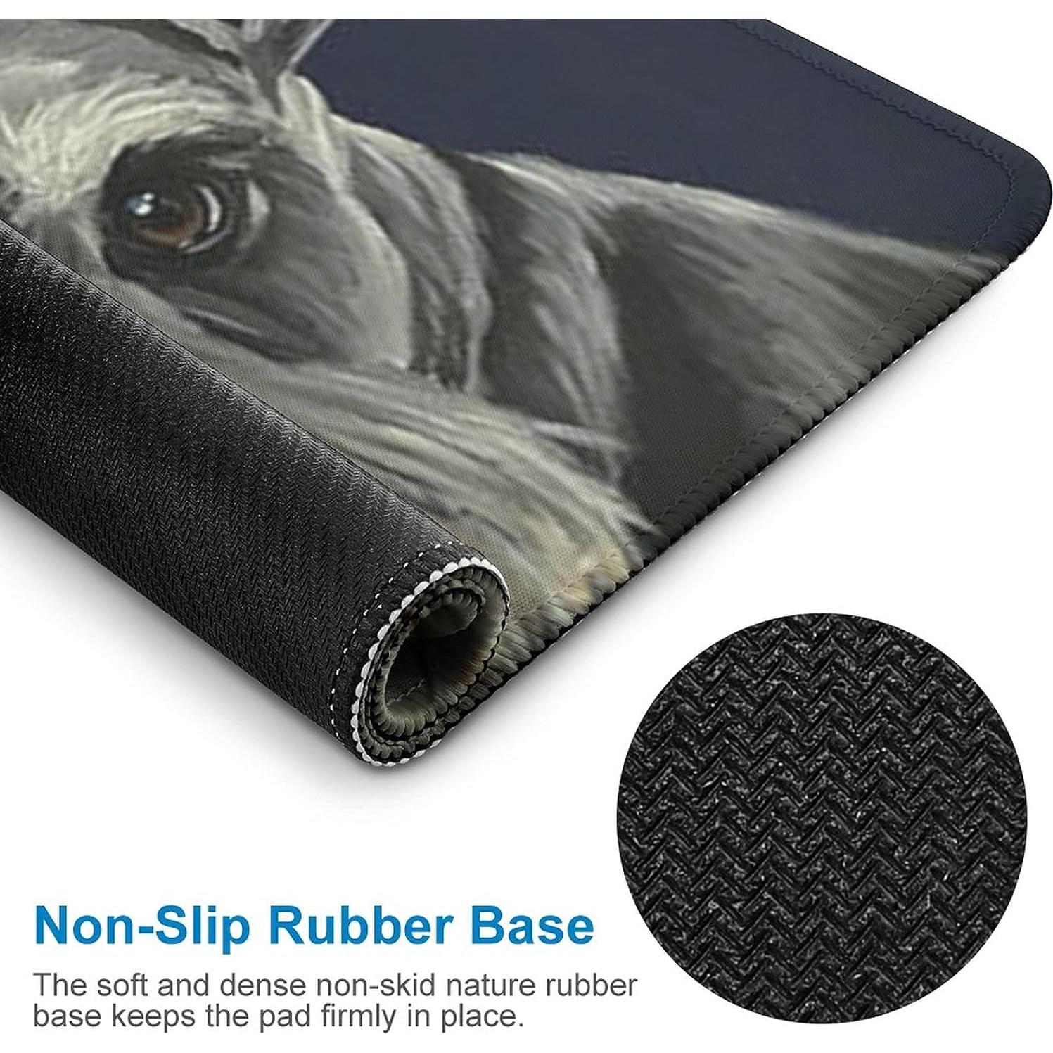 Alfombrilla de Ratón Sedoied Schnauzer 30x25 cm Antideslizante