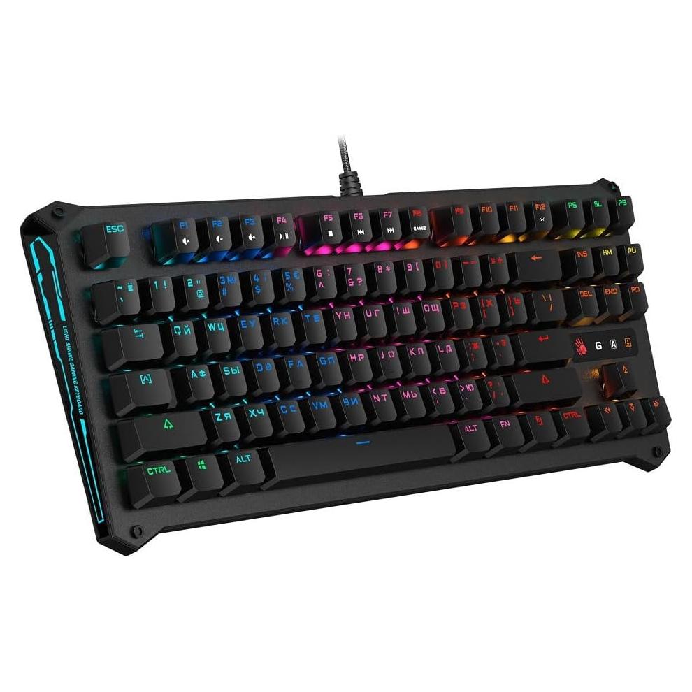 Teclado Gaming TKL A4Tech B930 Óptico RGB Compacto