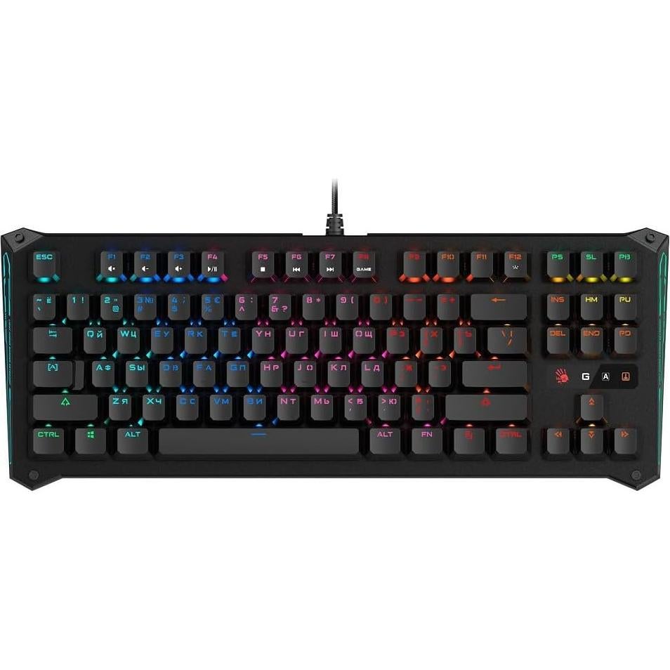 Teclado Gaming TKL A4Tech B930 Óptico RGB Compacto