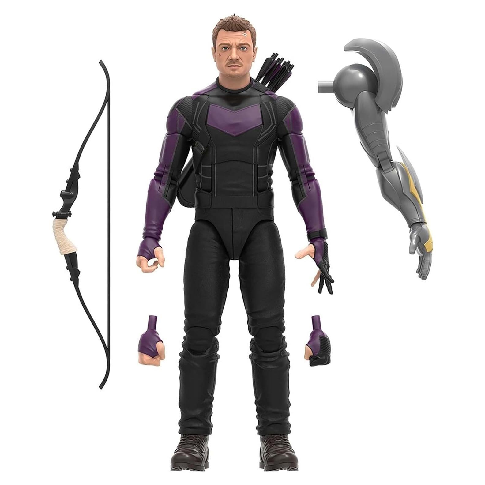 Marvel Legends Series MCU Disney Plus Marvel’s Hawkeye Action Figure 6-inch Collectible Toy, 4 Accessories and 1 Build-A-Figure Part