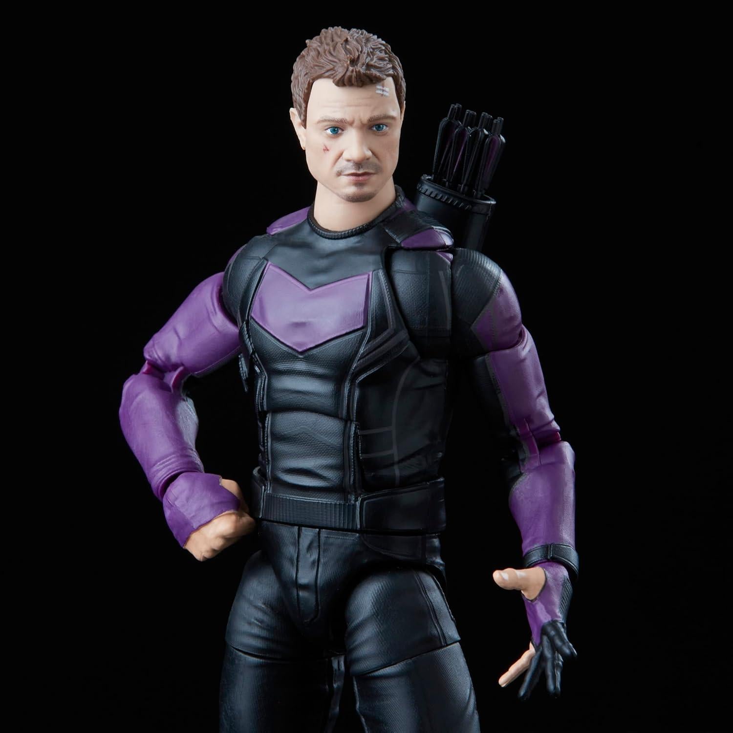 Marvel Legends Series MCU Disney Plus Marvel’s Hawkeye Action Figure 6-inch Collectible Toy, 4 Accessories and 1 Build-A-Figure Part