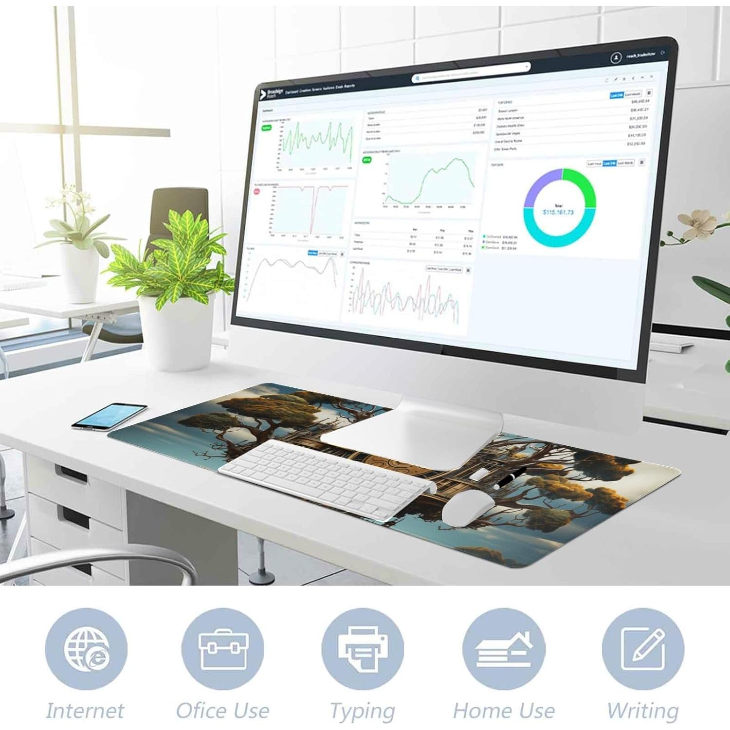 Alfombrilla de Ratón DNOVING XXL 901 x 406 mm Antideslizante