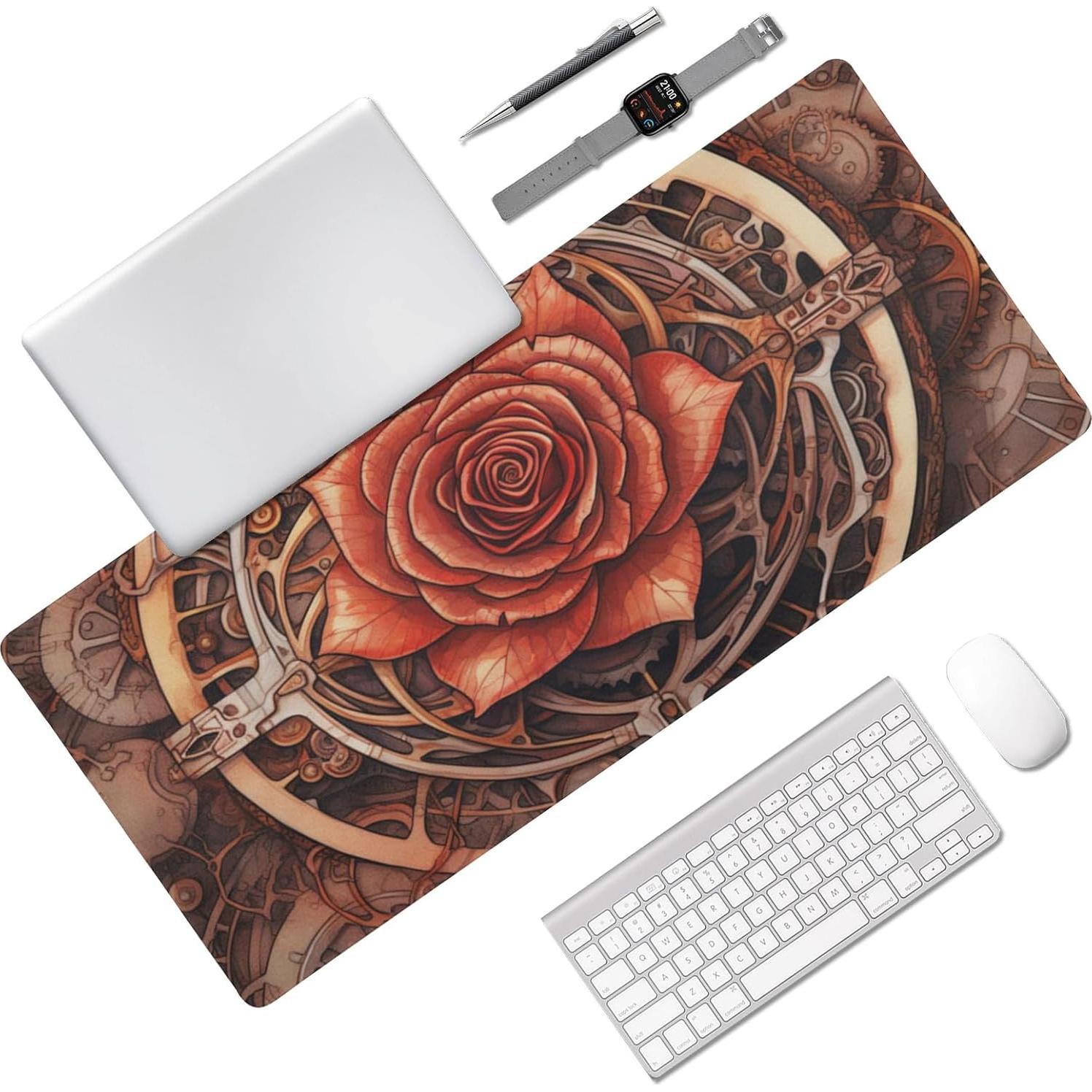 Alfombrilla de Ratón DNOVING Rosa 901 x 406 mm Antideslizante