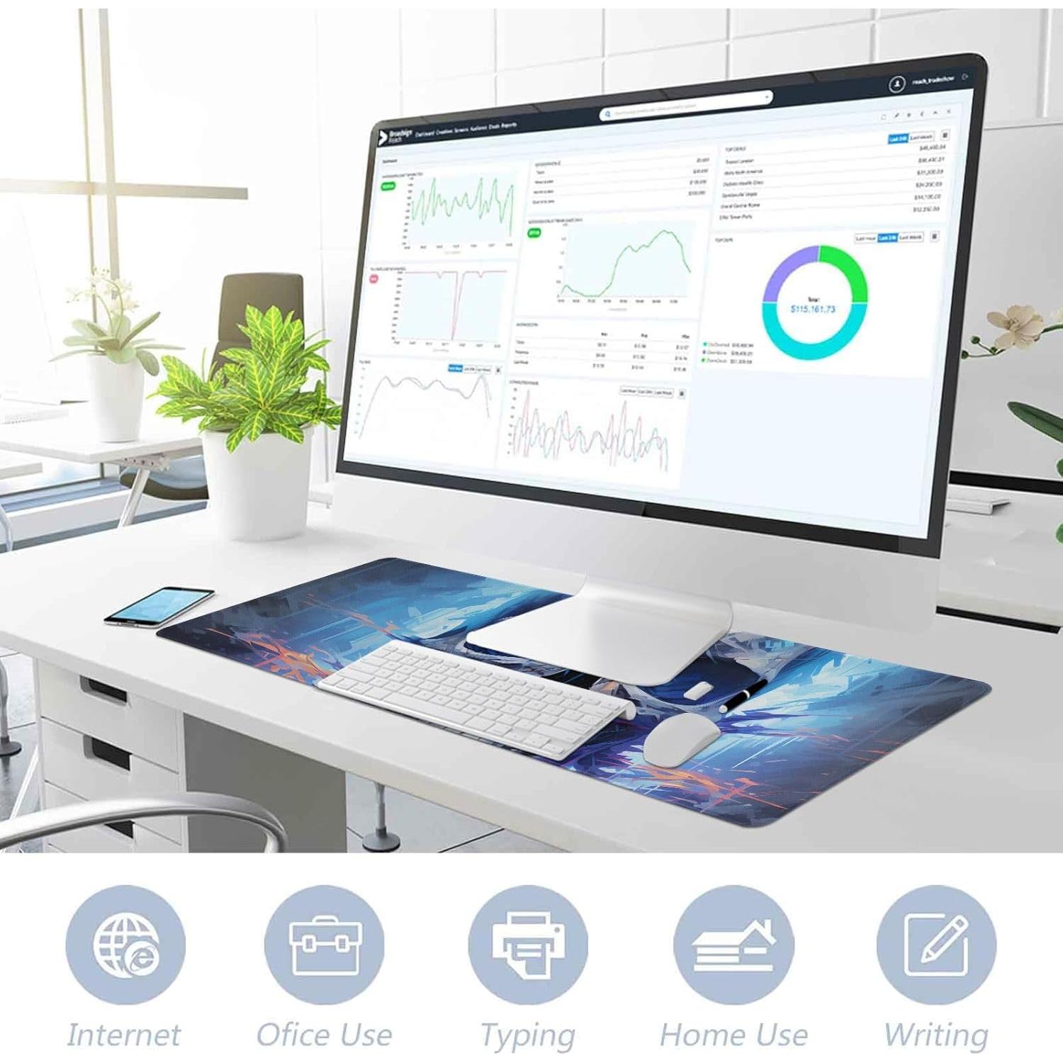 Alfombrilla de Ratón Gaming BOENLE 80x40cm Antideslizante