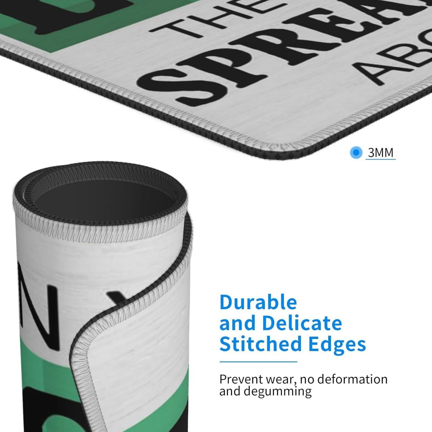 Alfombrilla de Ratón AimQurt Resistente al Agua 25.4x30.5cm