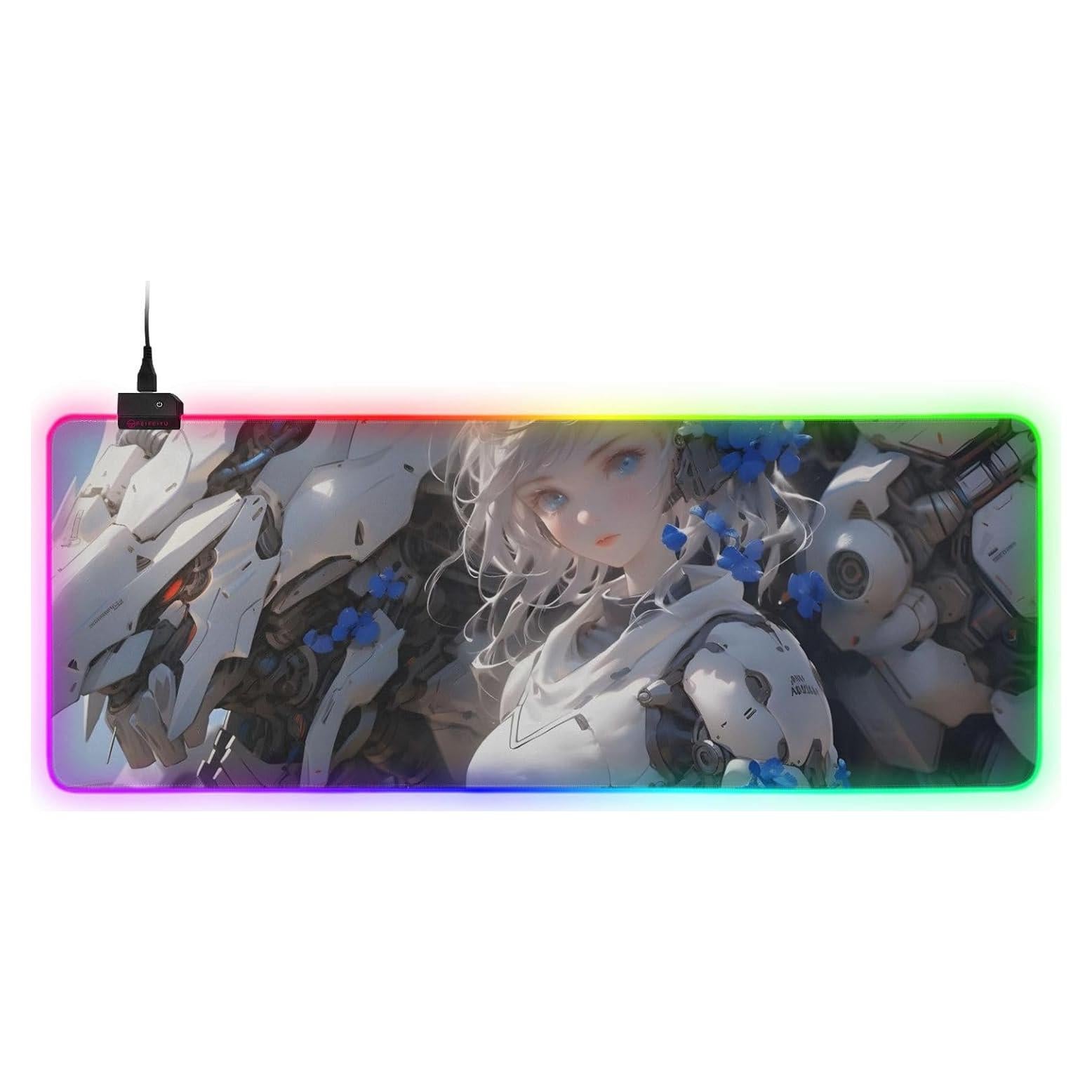 Alfombrilla de Ratón RGB NFMILI E01S21012 Grande 90x40cm