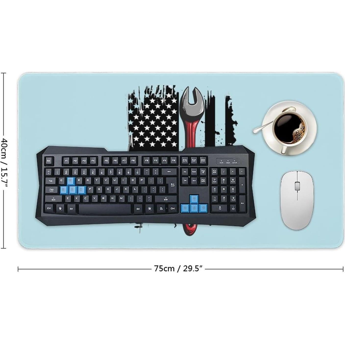 Alfombrilla de Ratón Grande Genérico 40x75cm Antideslizante