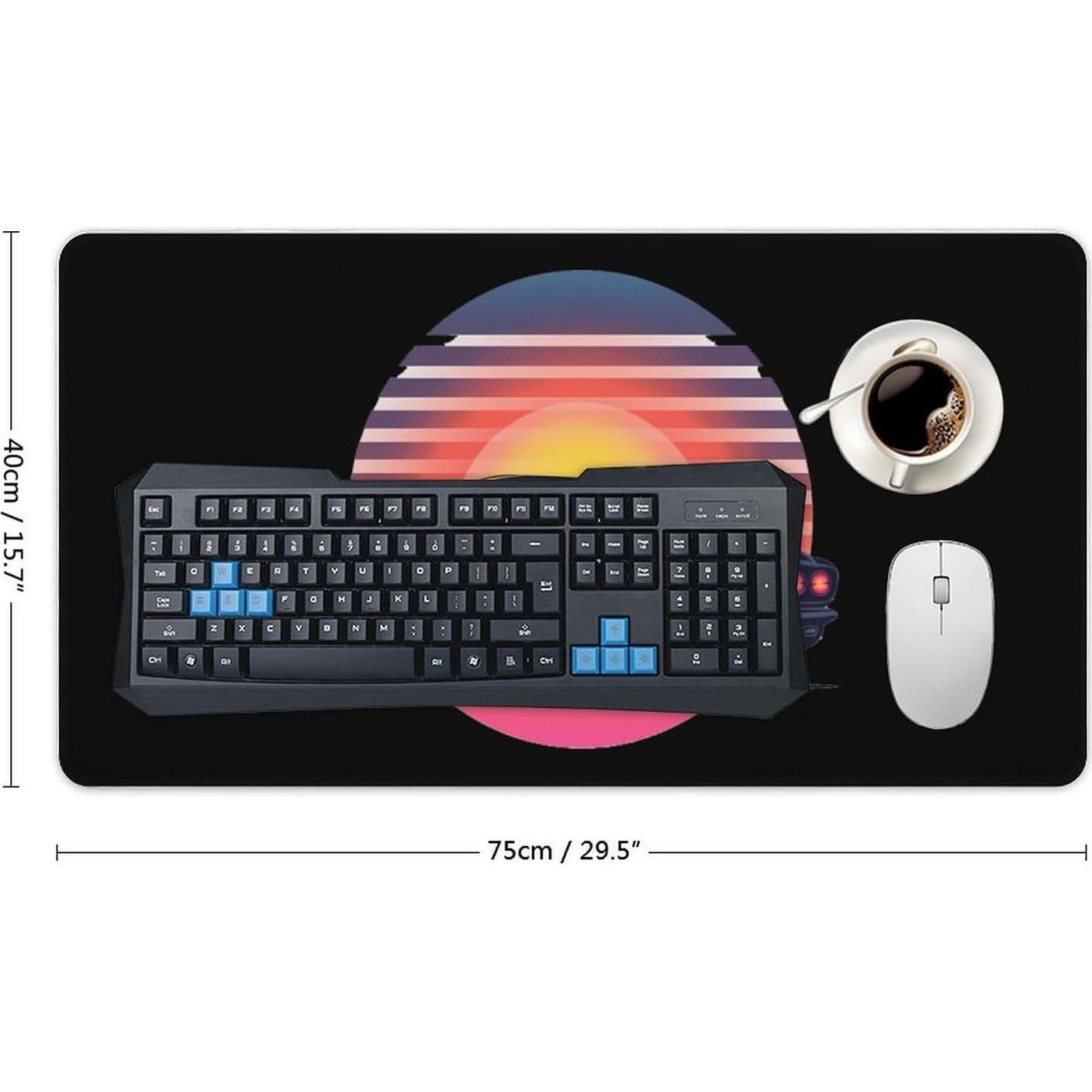 Alfombrilla de Ratón Grande Genérico 40x75cm Antideslizante