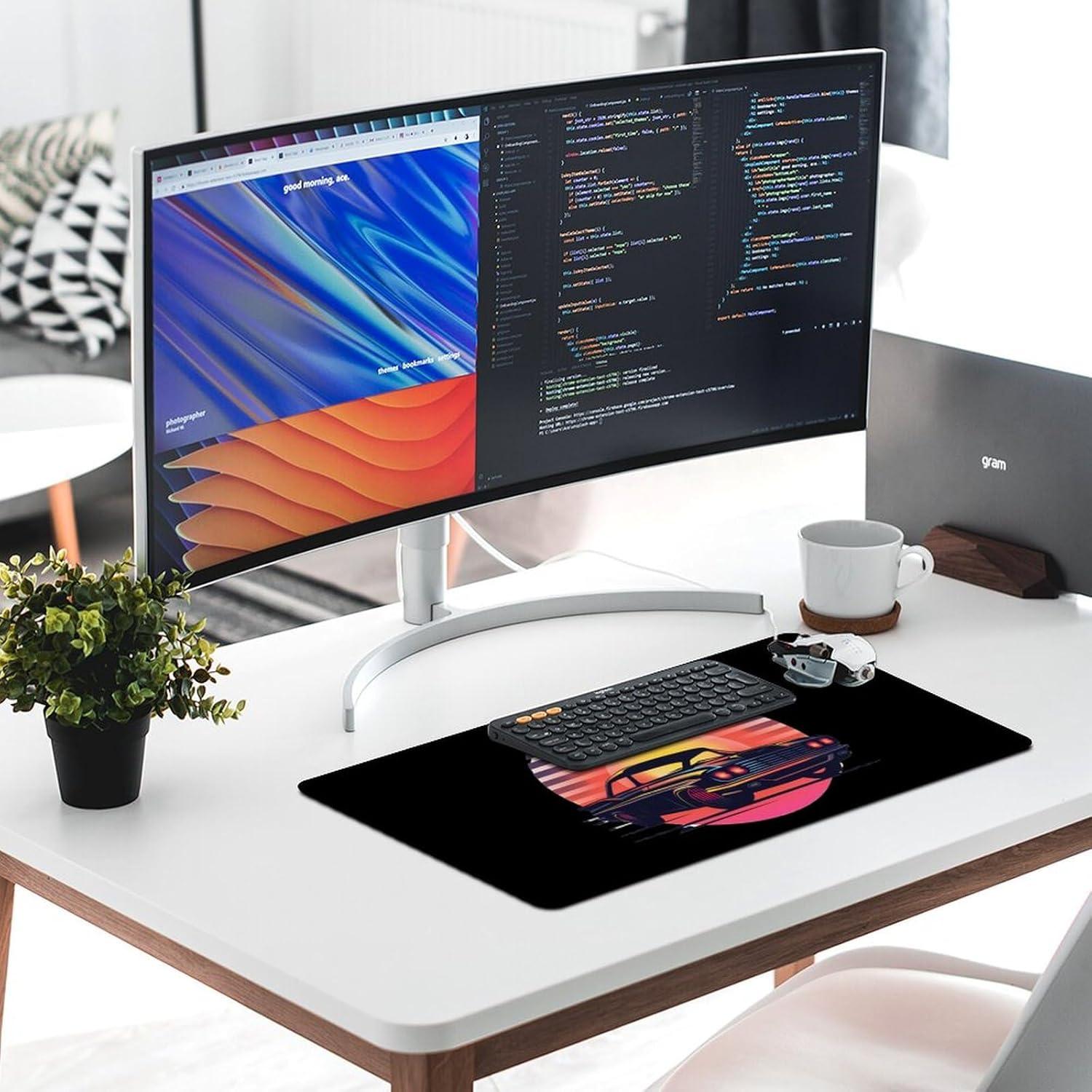 Alfombrilla de Ratón Grande Genérico 40x75cm Antideslizante