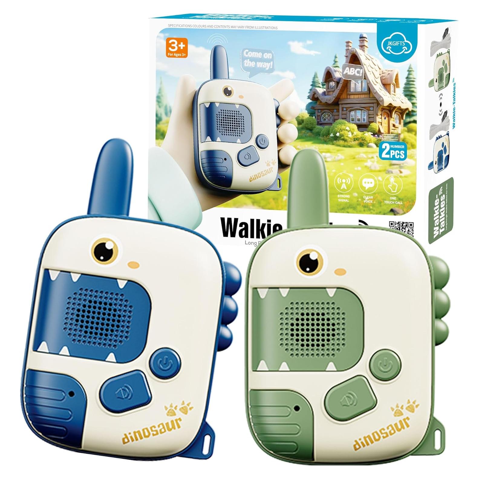 Walkie Talkies Dinosaurio JKGIFTS para Niños 3-12 Años