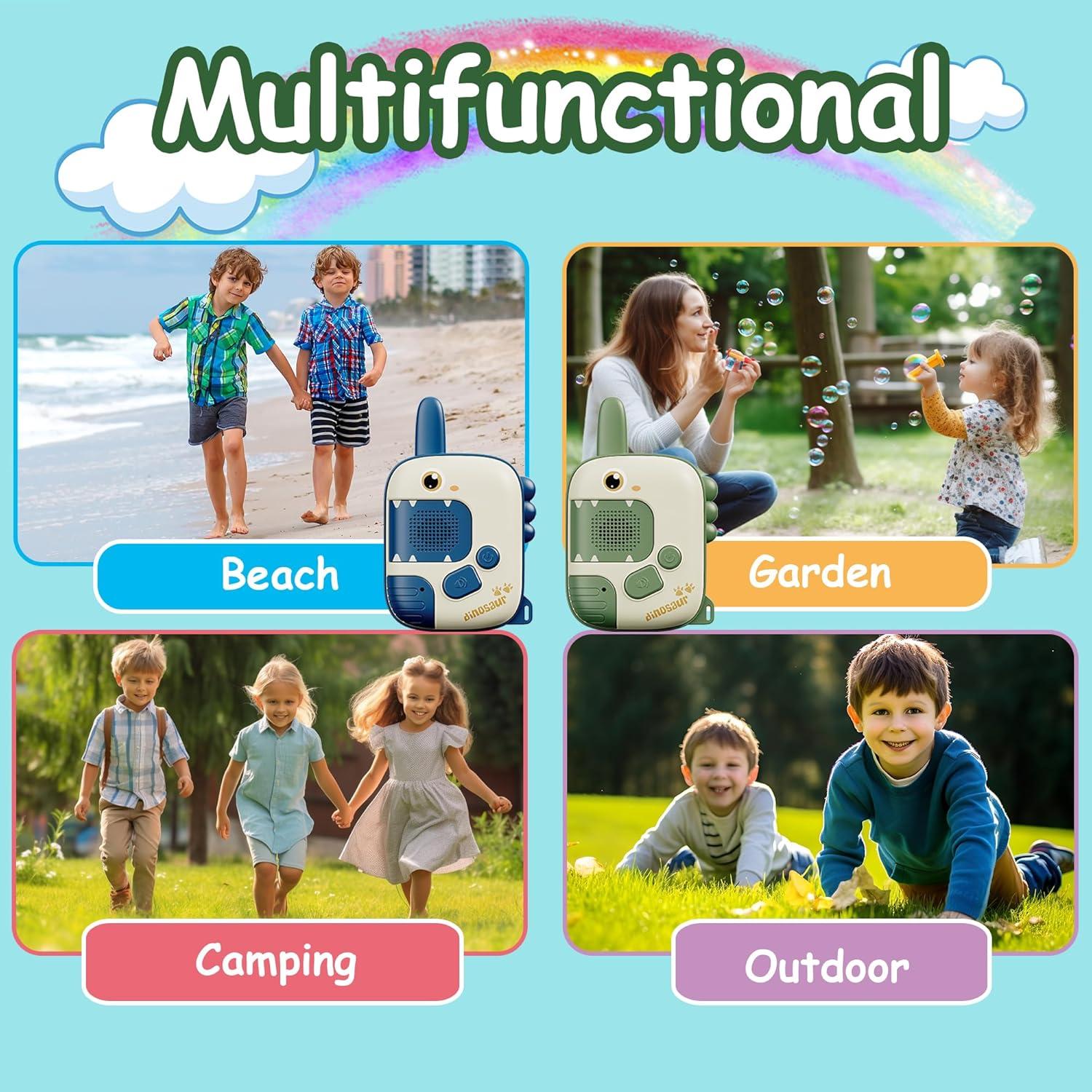 Walkie Talkies Dinosaurio JKGIFTS para Niños 3-12 Años