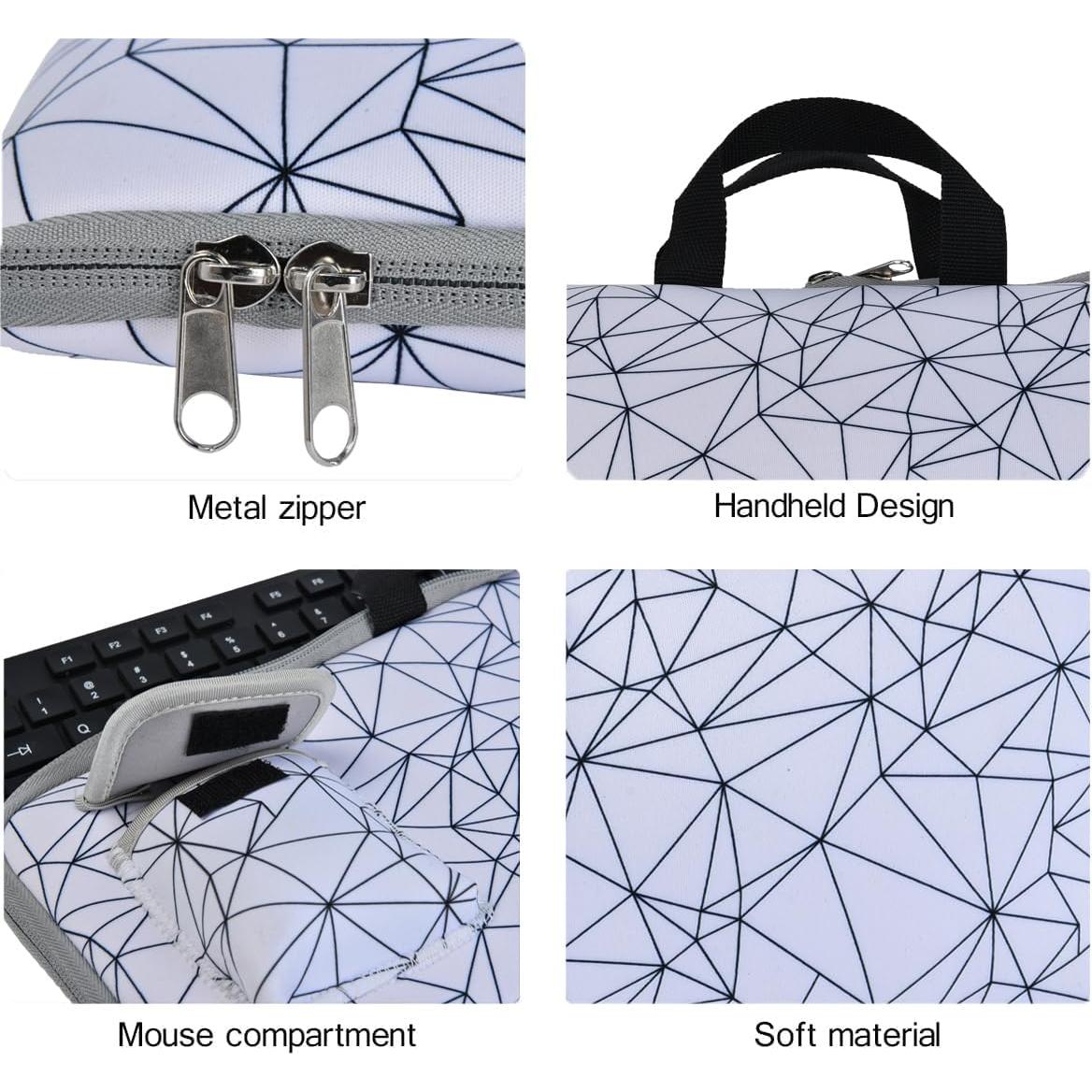 Keyboard Case Neoprene Keyboard Sleeve Portable Carrying Case with Mouse Bag Suitable for Logitech MK270 Wireless Keyboard and Mouse Combo-Wireless Keyboard Sleeve