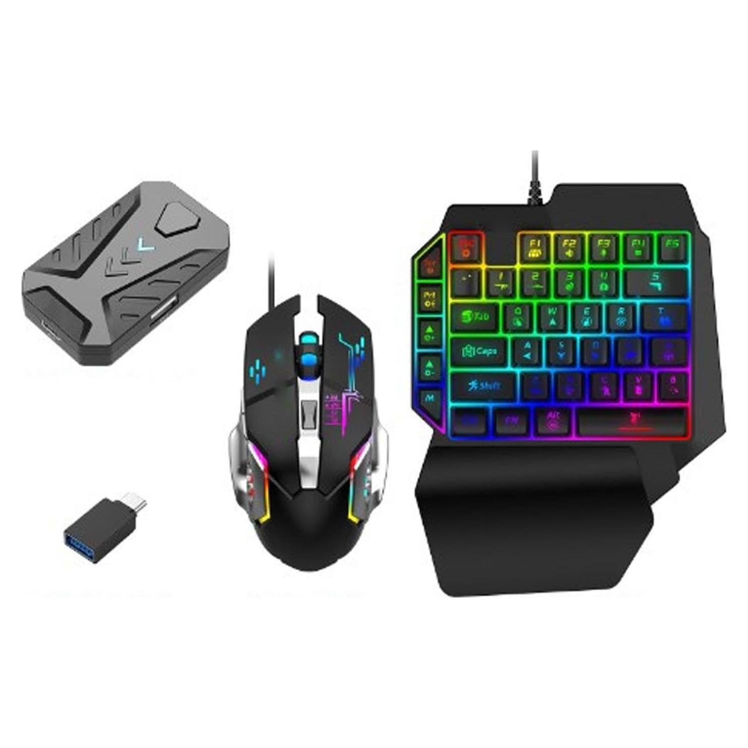Combo Teclado y Ratón Gaming Zunate Media Mano Bluetooth