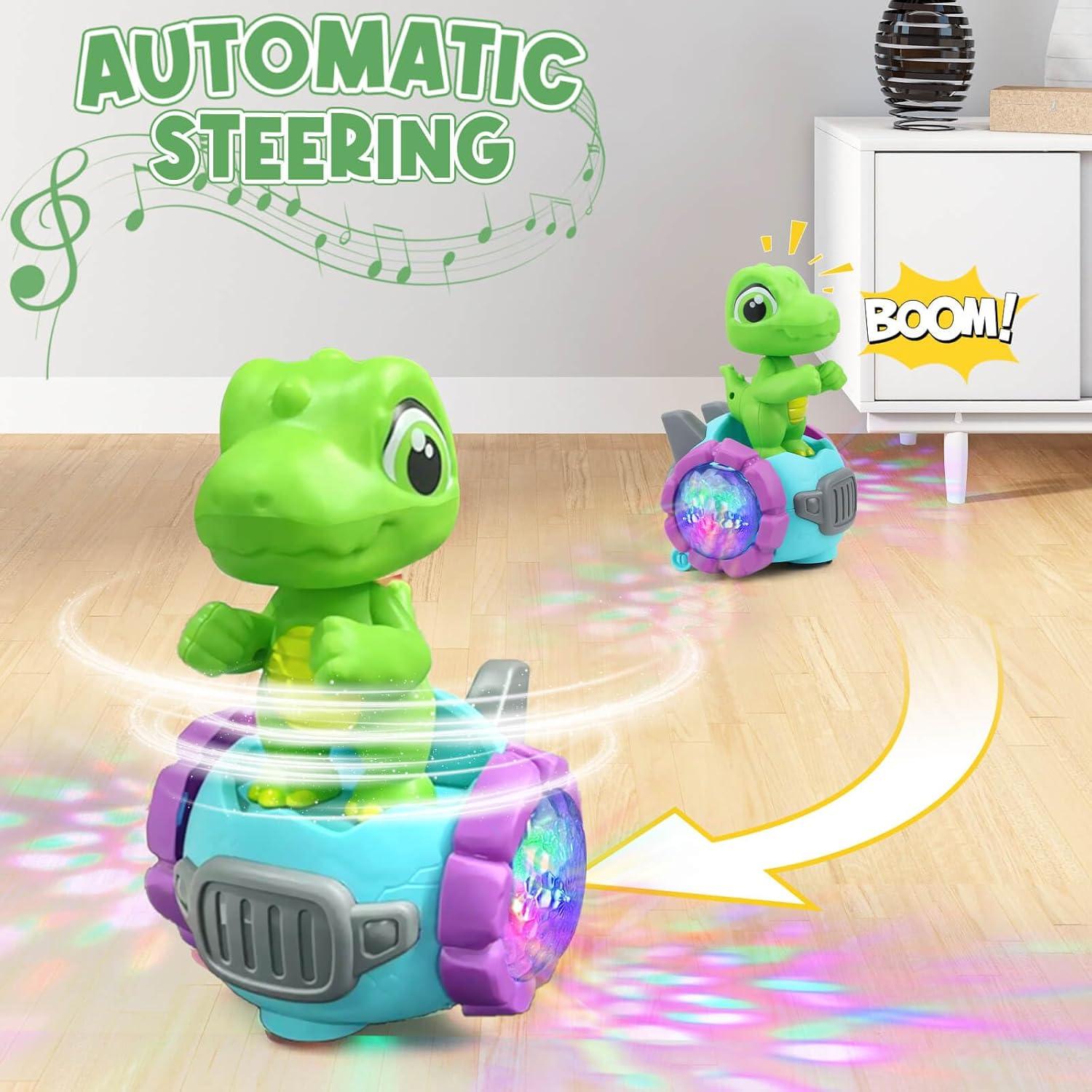 Coche Robot Dinosaurio Beria con Luces y Música 12,5 cm
