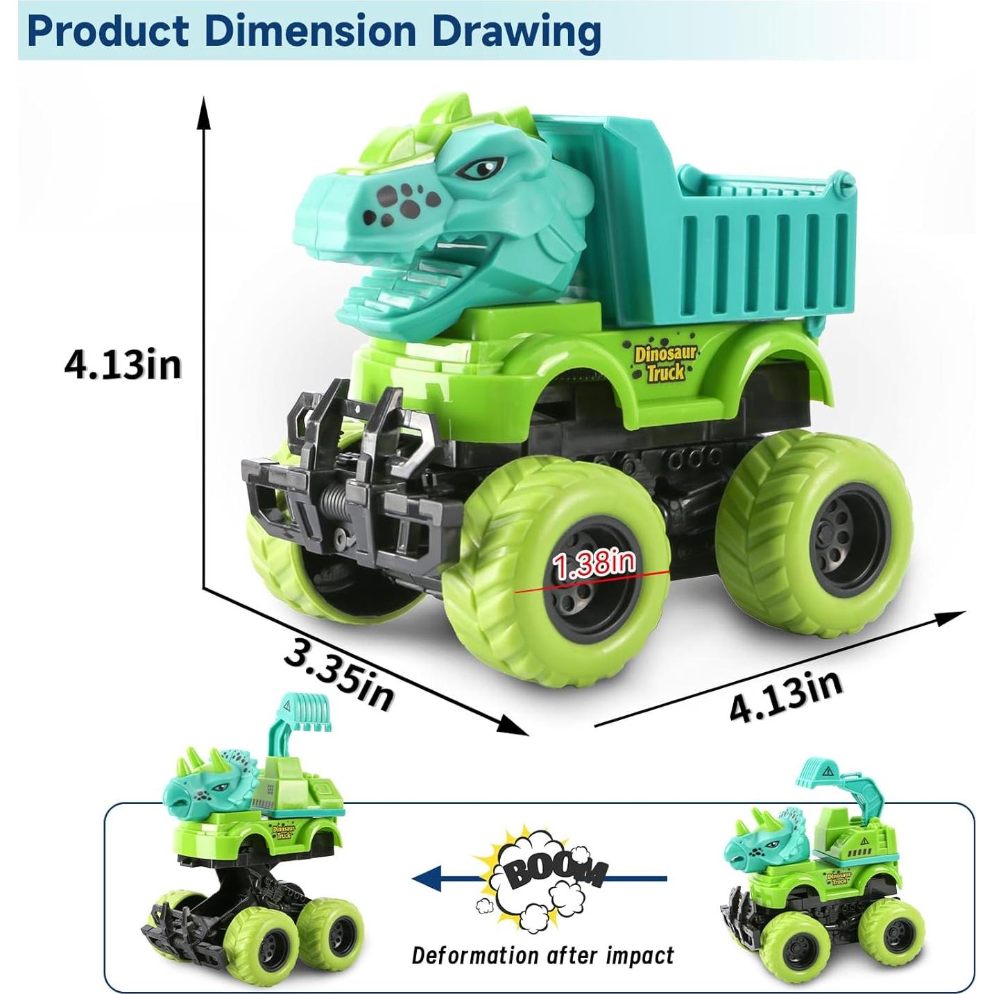 Juguetes de Dinosaurios KESIYI 6 Figuras para Niños 2-5 Años
