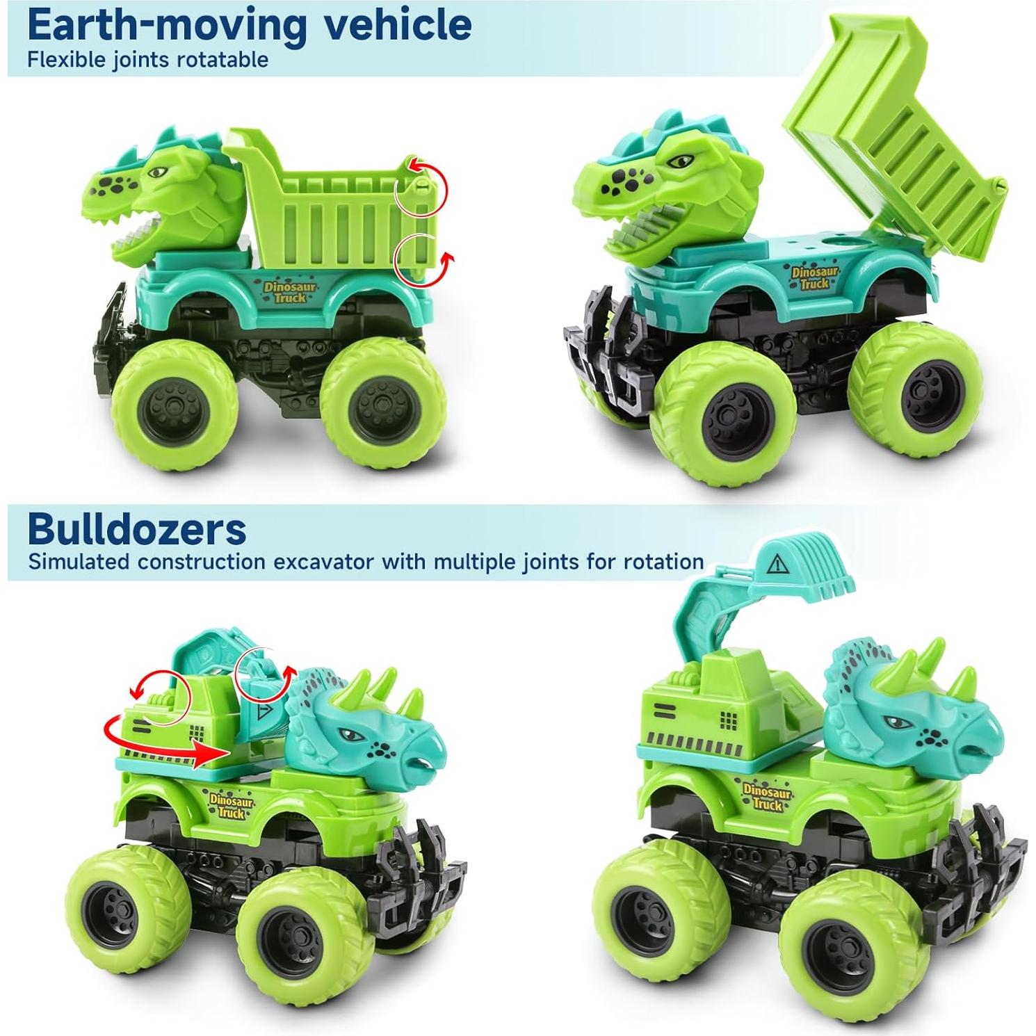 Juguetes de Dinosaurios KESIYI 6 Figuras para Niños 2-5 Años