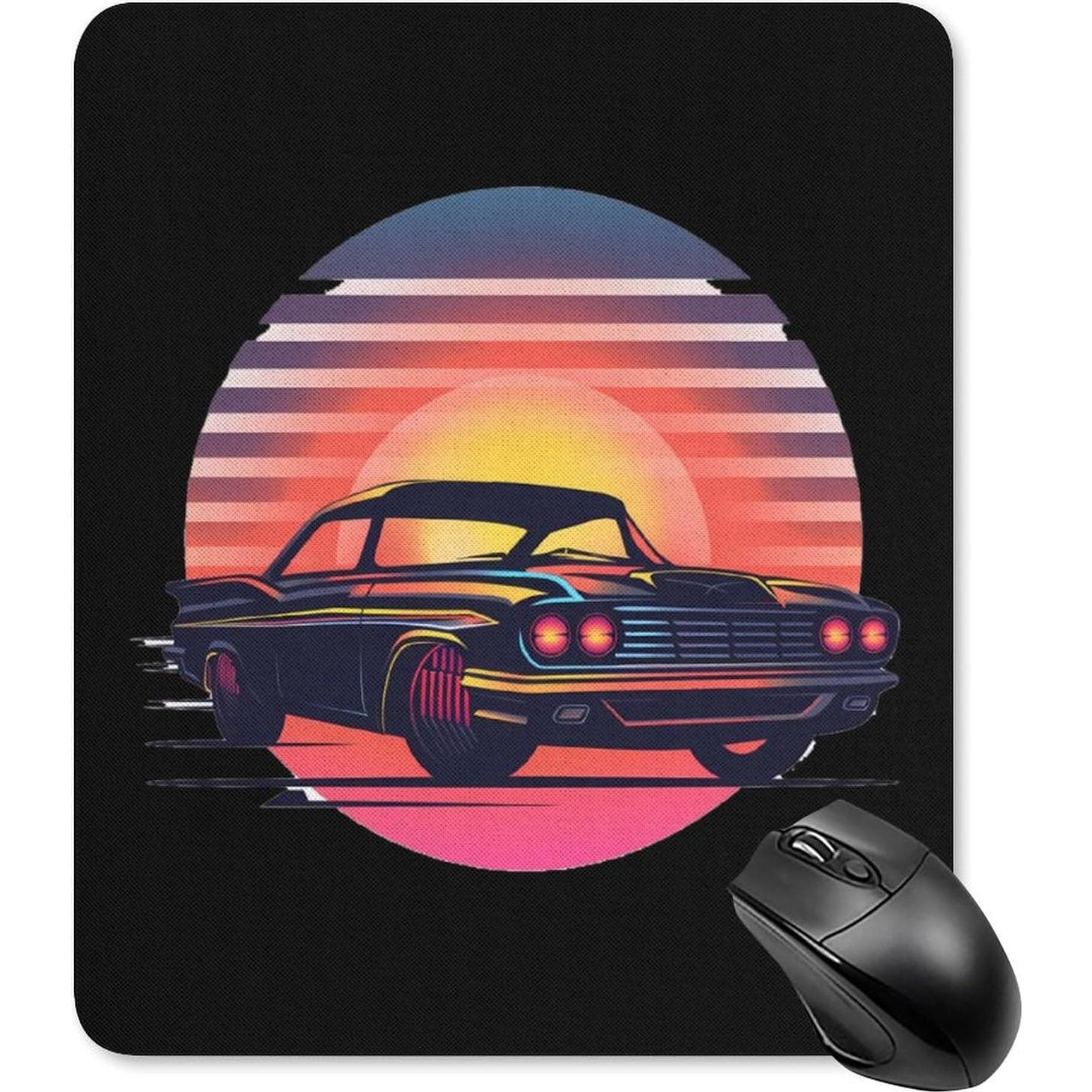 Classic Sport Car Mechanic Driver Race Mouse Pad Computer Mouse Mat Washable Mousepads for Wireless Mouse 25 * 30cm