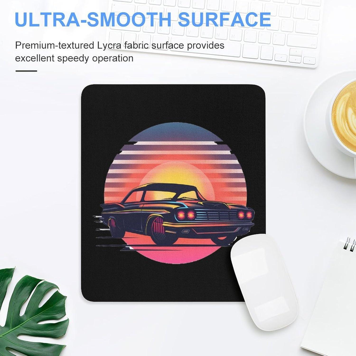Classic Sport Car Mechanic Driver Race Mouse Pad Computer Mouse Mat Washable Mousepads for Wireless Mouse 25 * 30cm
