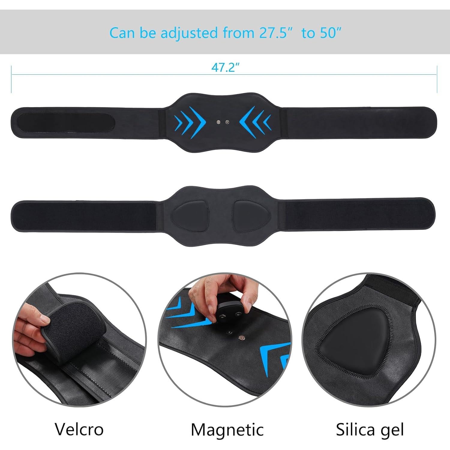 Estimulador de Abdominales EMS WZREZ Ajustable Portátil