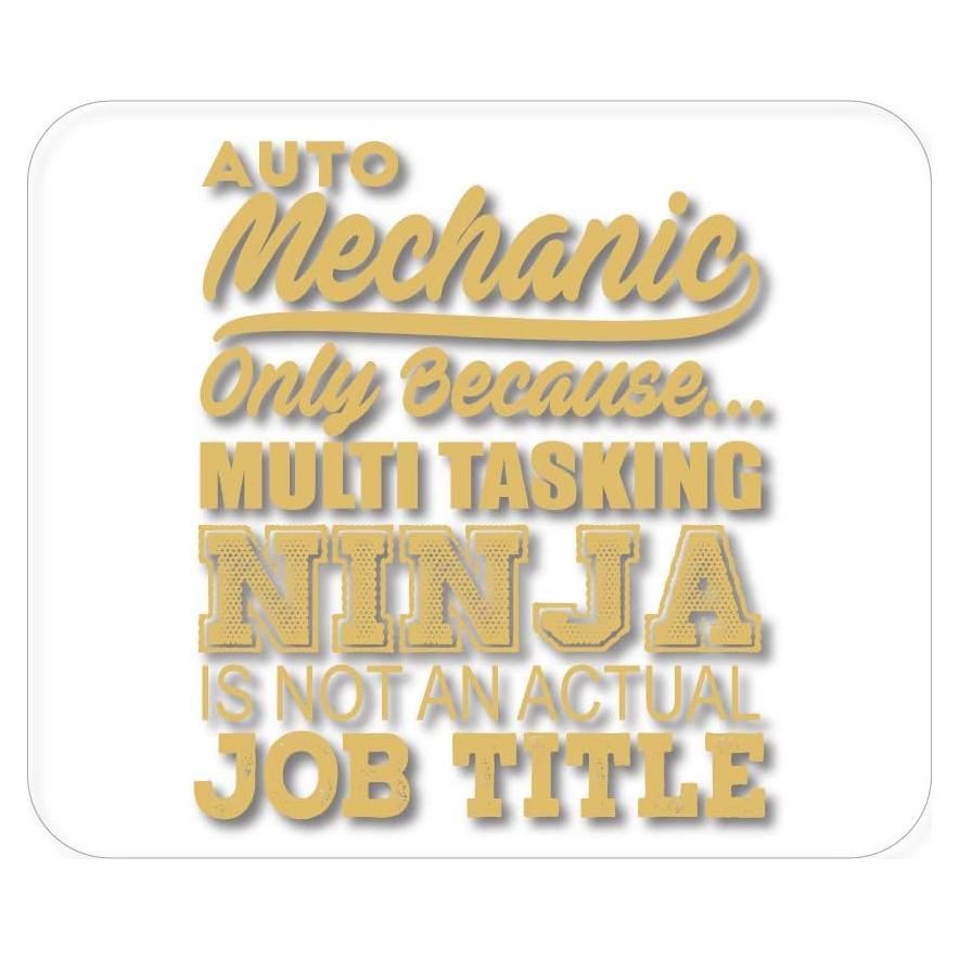 Alfombrilla de Ratón DistinctInk Ninja Mecánico 23.5x19.7 cm