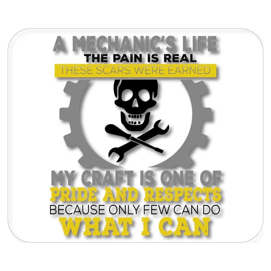 Alfombrilla de Ratón DistinctInk 23.5x19.7cm Diseño Mecánico