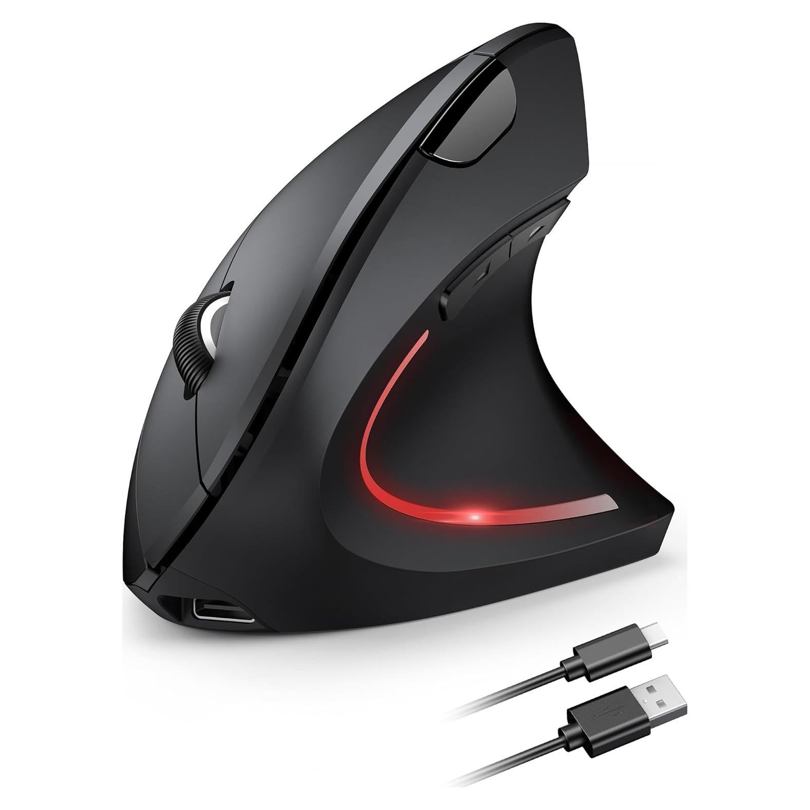 Ratón Ergonómico Inalámbrico TECKNET Vertical 5 DPI Ajustables