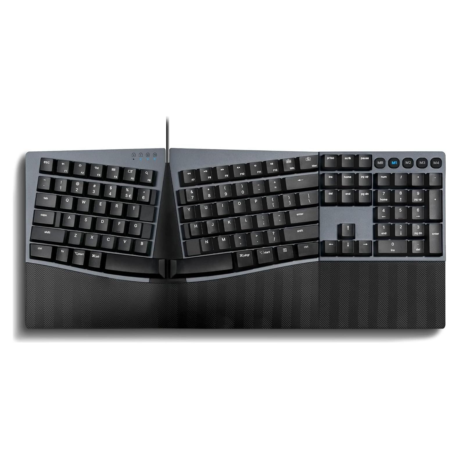 Teclado Mecánico Ergonómico Perixx PERIBOARD-535BL USB