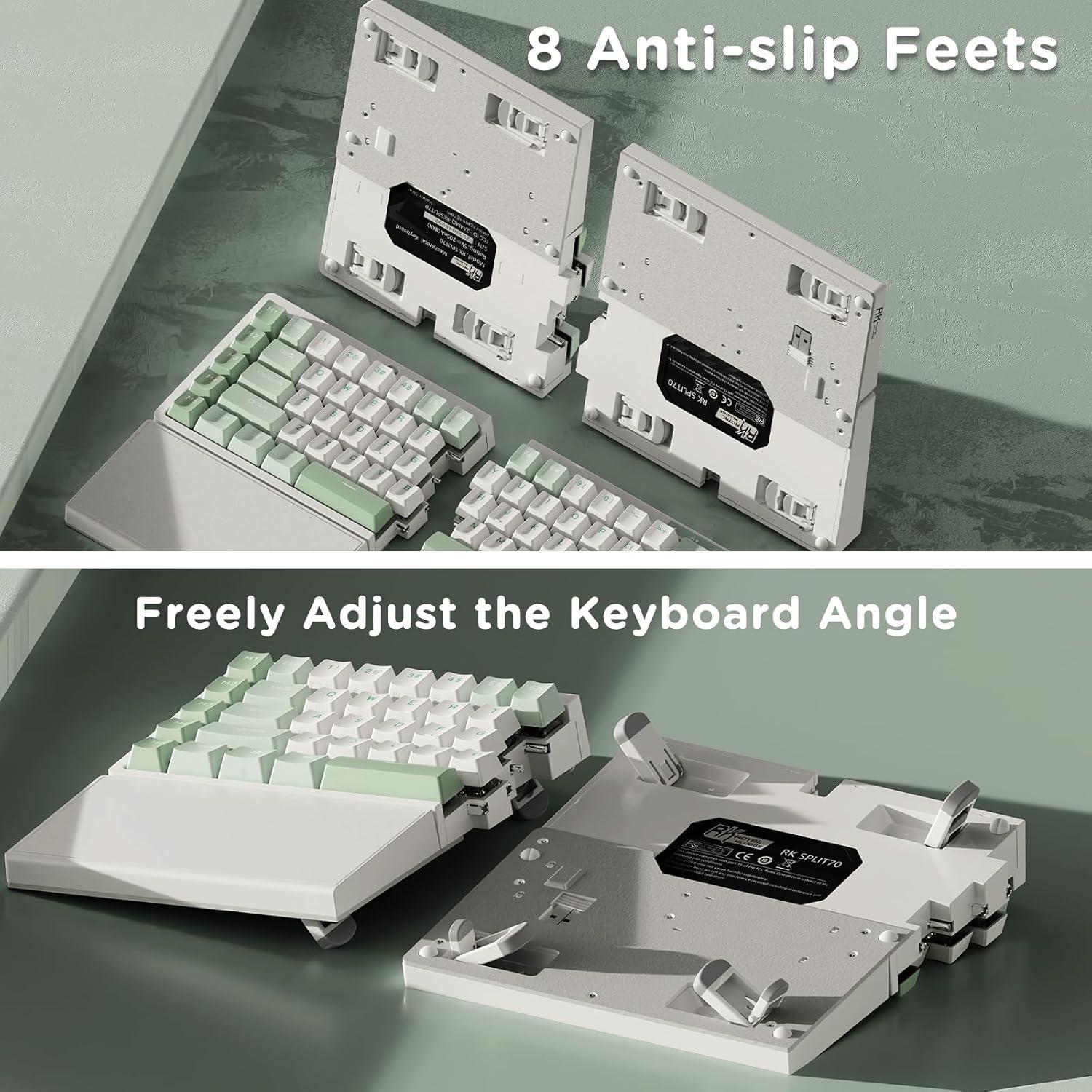 Teclado Mecánico Ergonómico RK Royal Kludge RKS70 Inalámbrico