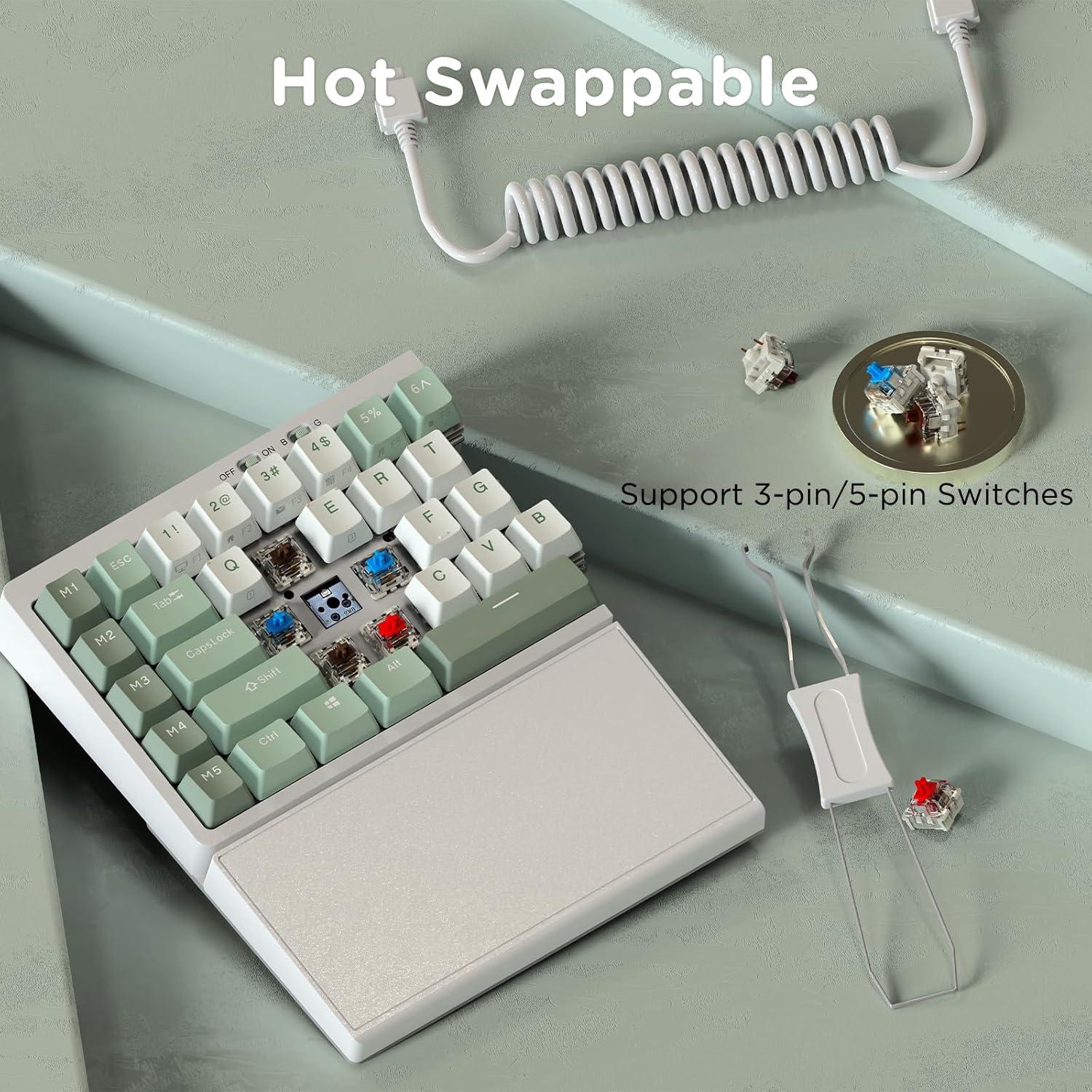 Teclado Mecánico Ergonómico RK Royal Kludge RKS70 Inalámbrico