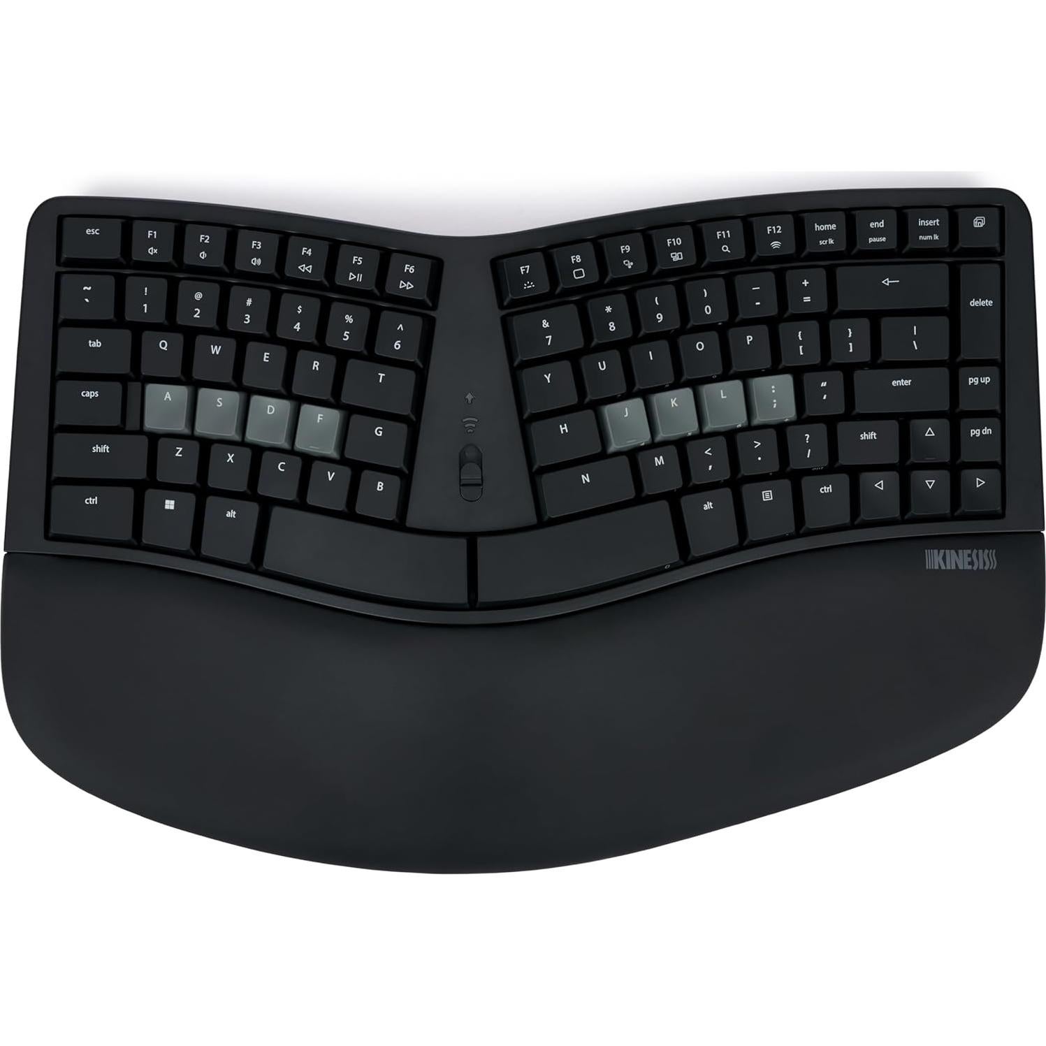 Teclado Ergonómico Kinesis mWave para PC - Mecánico, Bluetooth, USB