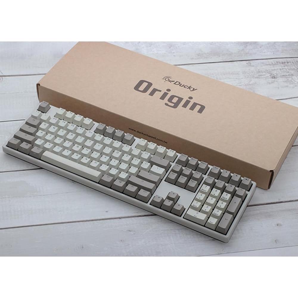 Ducky Origin Vintage Double Shot PBT Mechanical Keyboard (Cherry MX Brown)