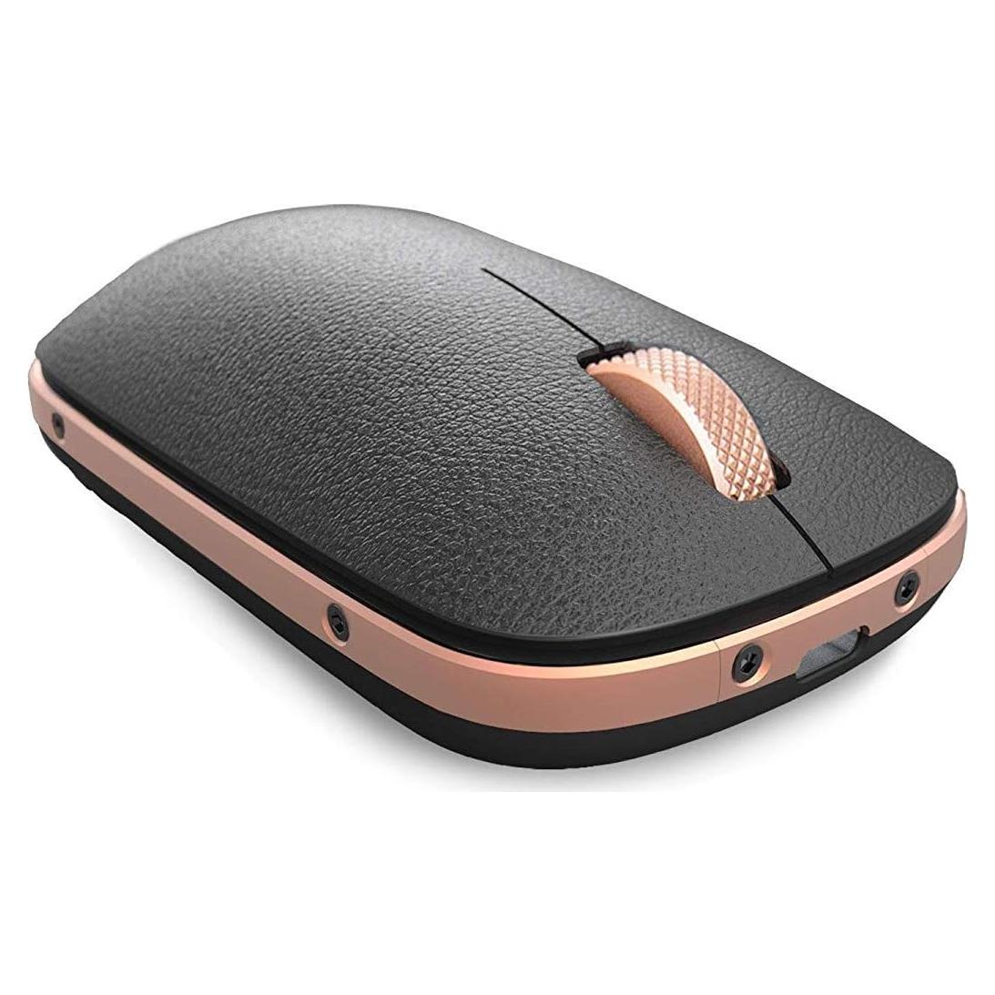 Ratón Bluetooth Azio RM-RCM-L-03 Retro Negro y Dorado