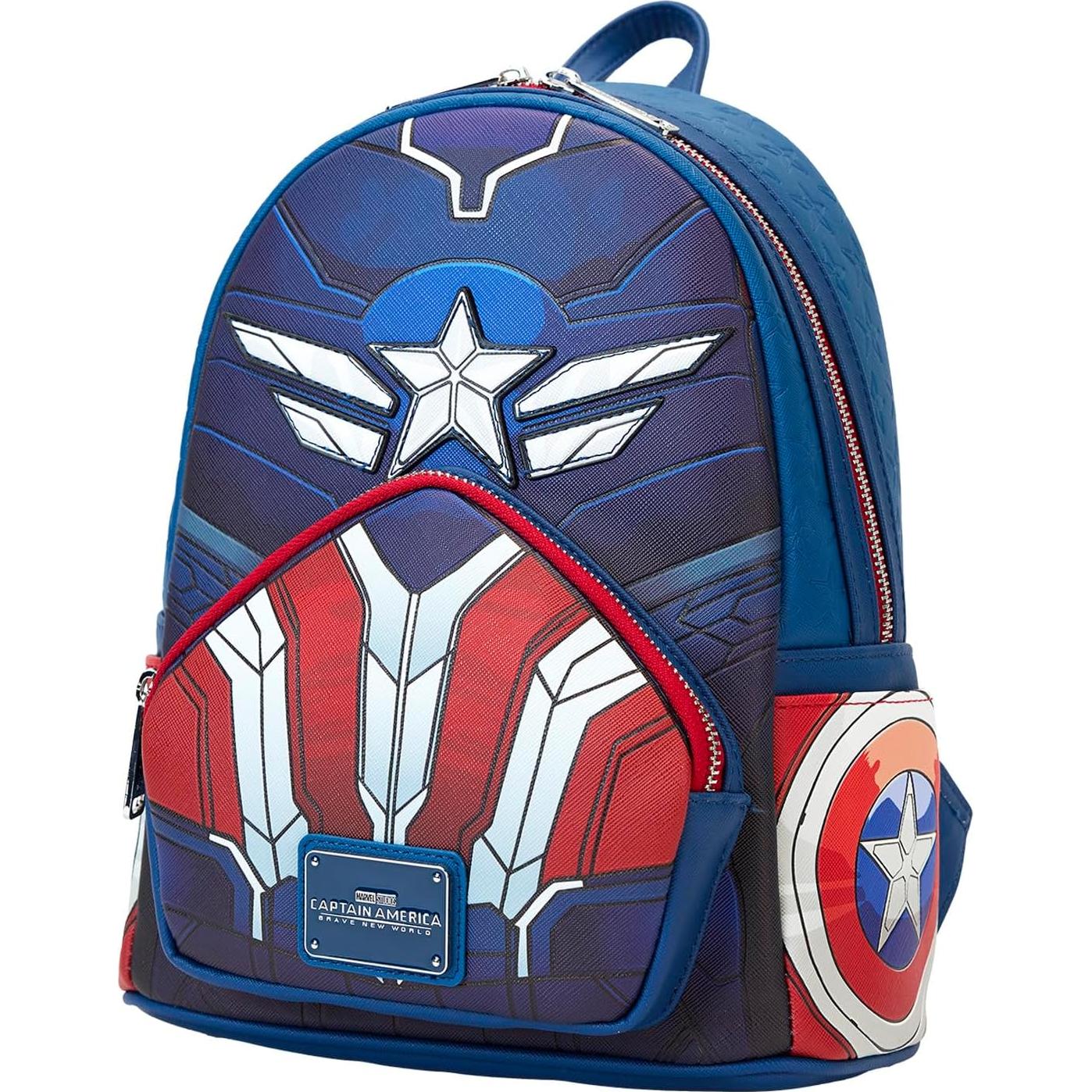 Mochila Mini Cosplay Loungefly Capitán América 22x11x27cm
