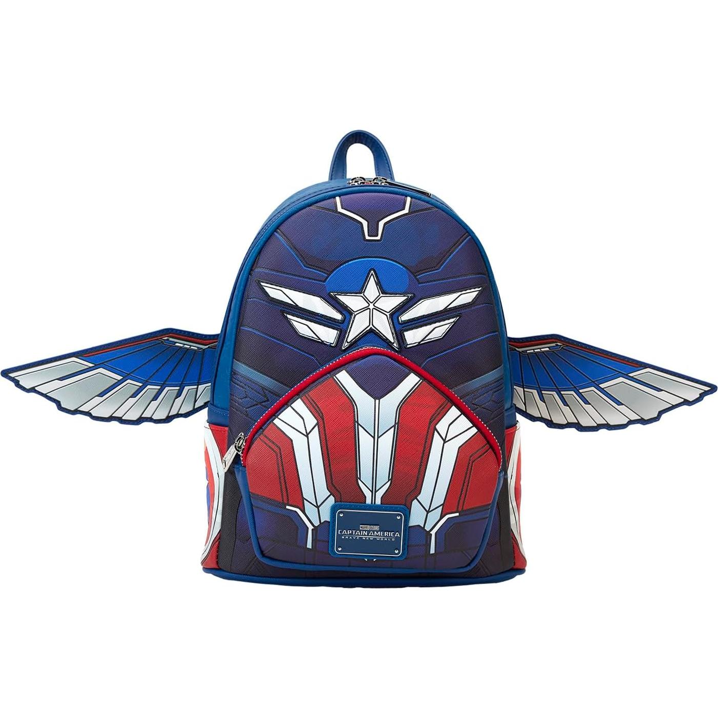 Mochila Mini Cosplay Loungefly Capitán América 22x11x27cm