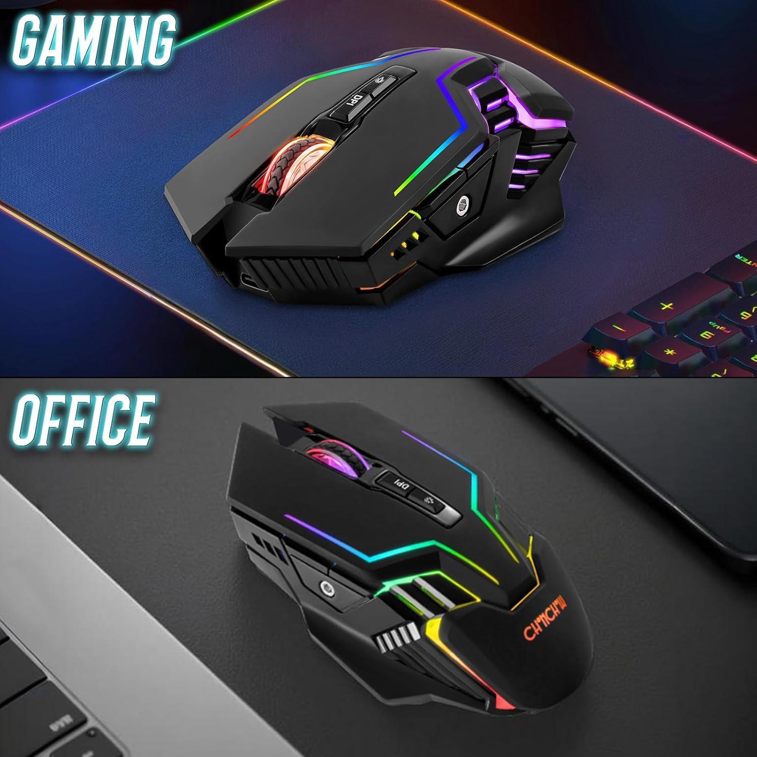 Ratón Inalámbrico para Juegos CHONCHOW WG01 RGB 3200 DPI