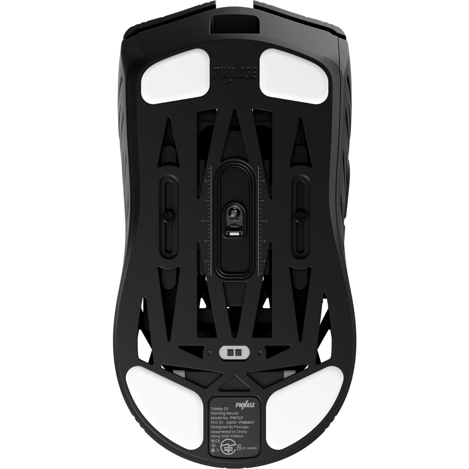 PWNAGE Trinity Wireless Gaming Mouse 8K - 39 Grams Ultralight Esports Pro Gamer Flawless Professional Custom Xero PAW3950 Optical Sensor 36,000 DPI - 8000Hz -100% PTFE Skates Symm2 - Midnight Eclipse